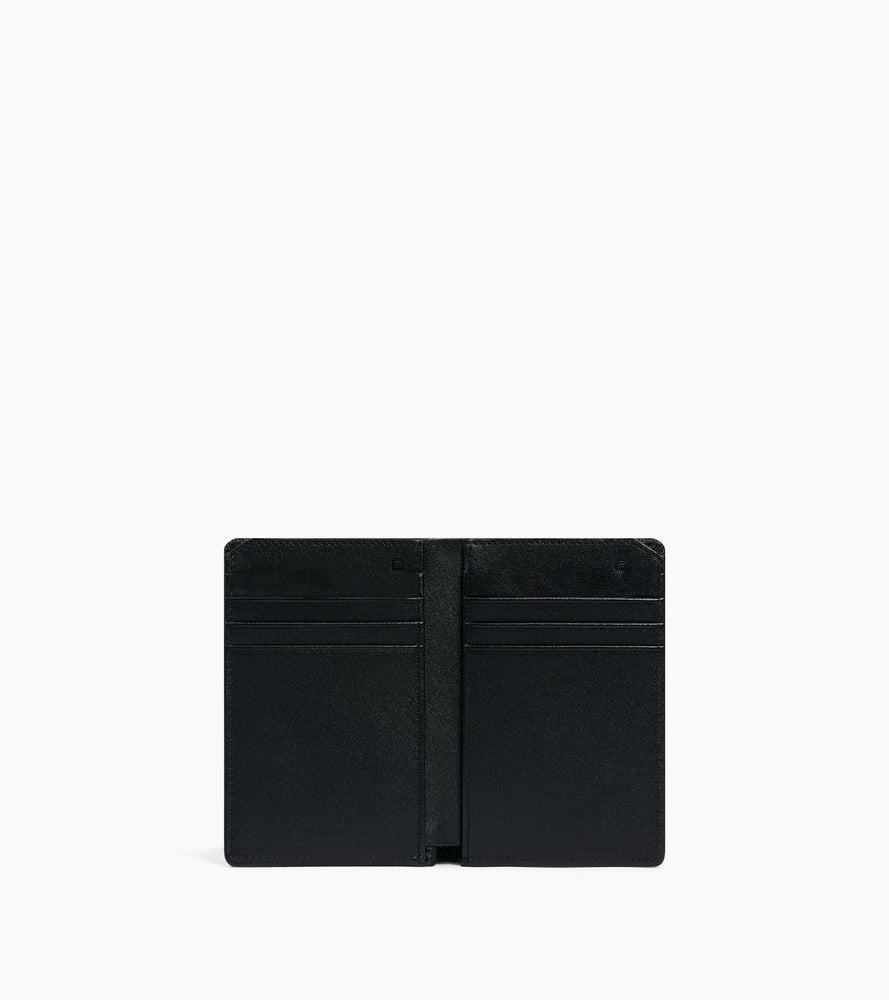 Le Tanneur Emile Porte-cartes cuir vertical noir anti-RFID
