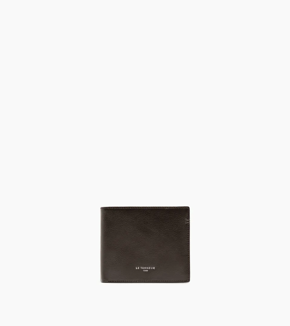 Le Tanneur Lucien portefeuille cuir huilé Brown Coffee
