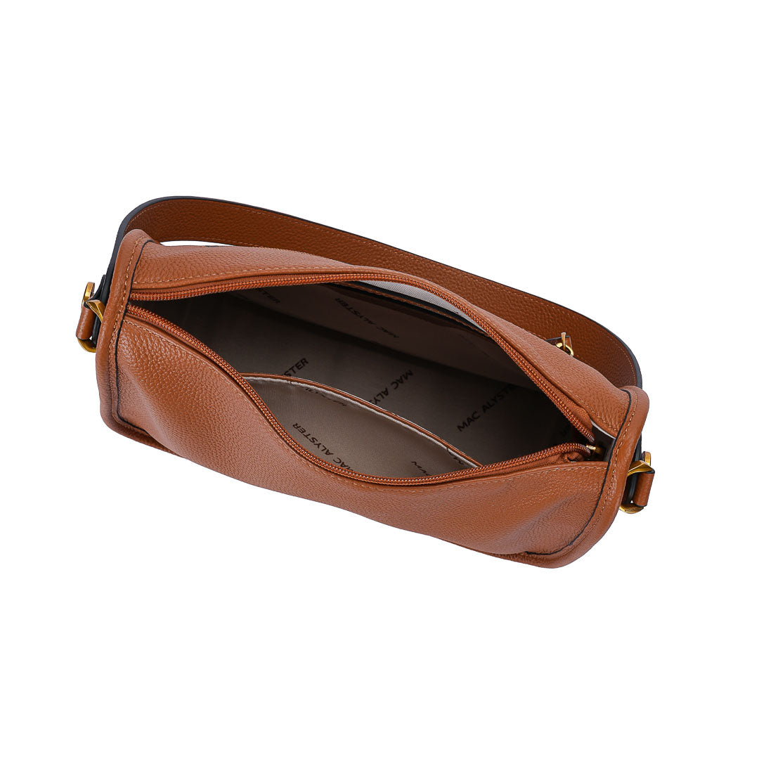 Mac Alyster Giulia sac trotteur cuir noir 26x11x18
