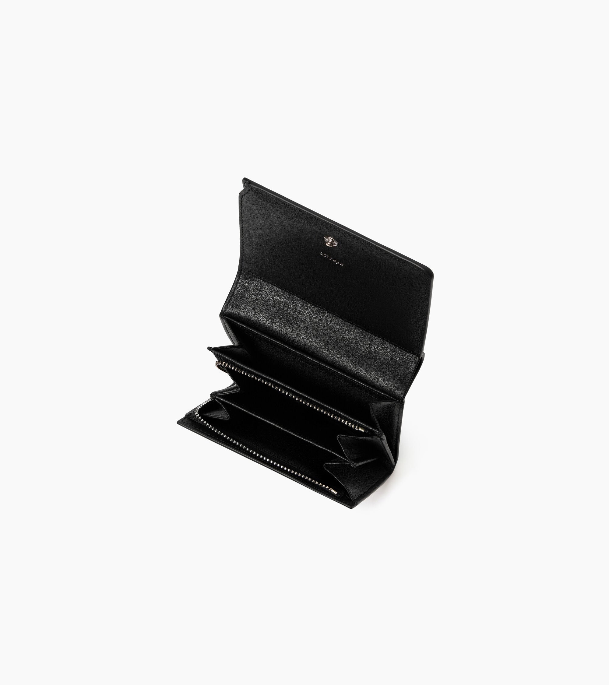 Le Tanneur Louison portefeuille cuir lisse noir Black