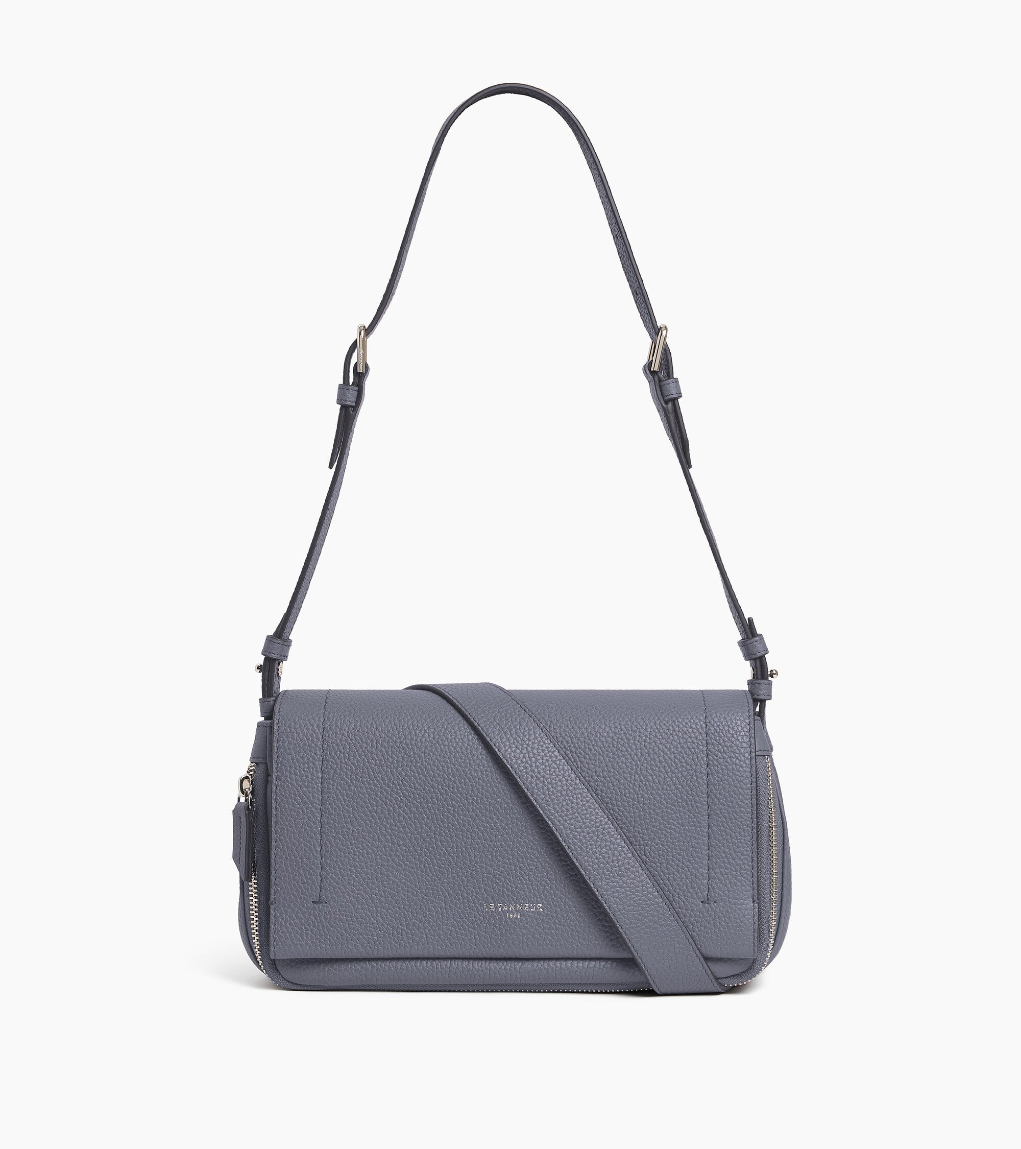 Le Tanneur Aurore Petit Sac Bandoulière Bleu Acier