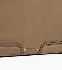 Le Tanneur Ella grand sac bandoulière cuir lisse nubuck