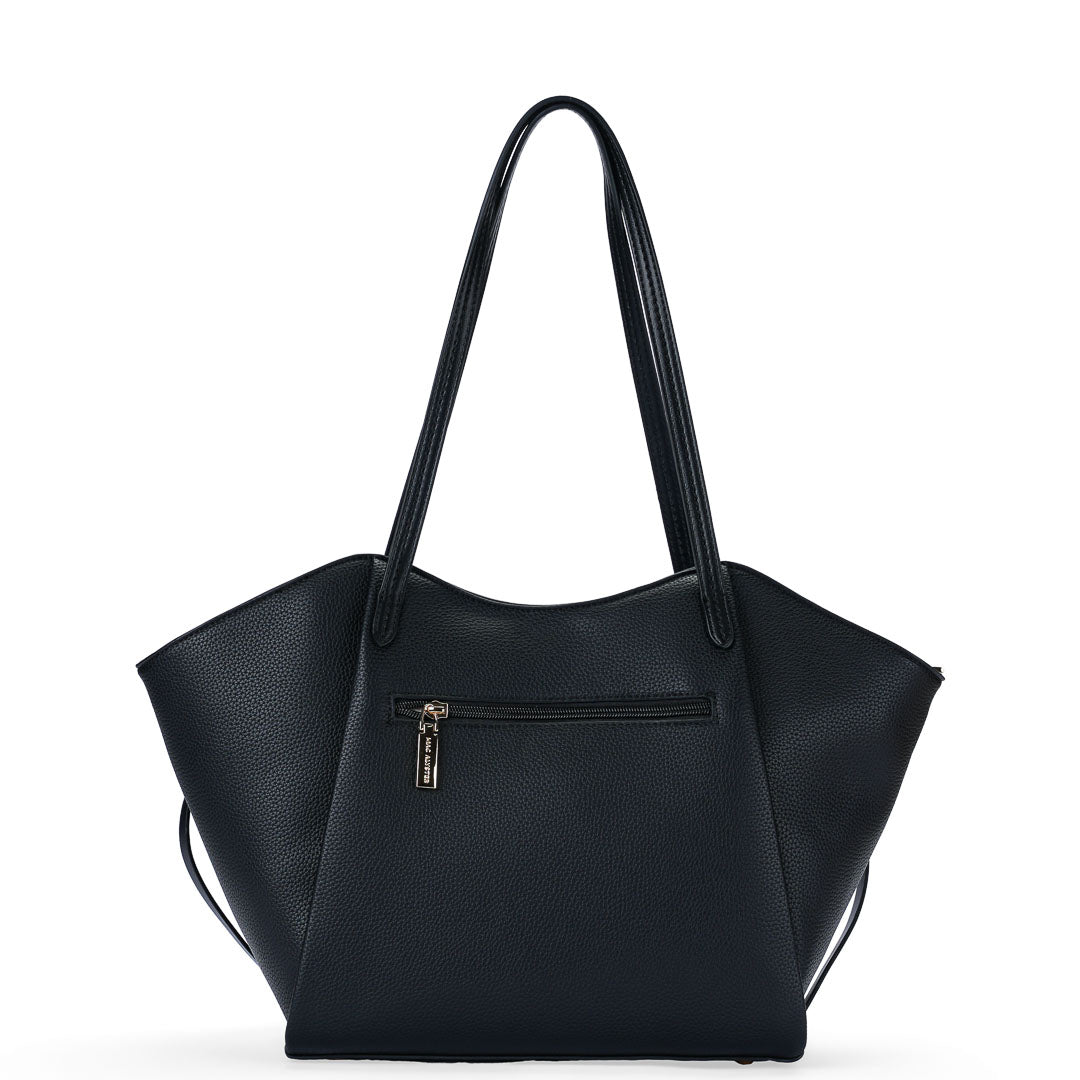 MAC ALYSTER ALTO Sac cabas Marron Cognac grand trapèze