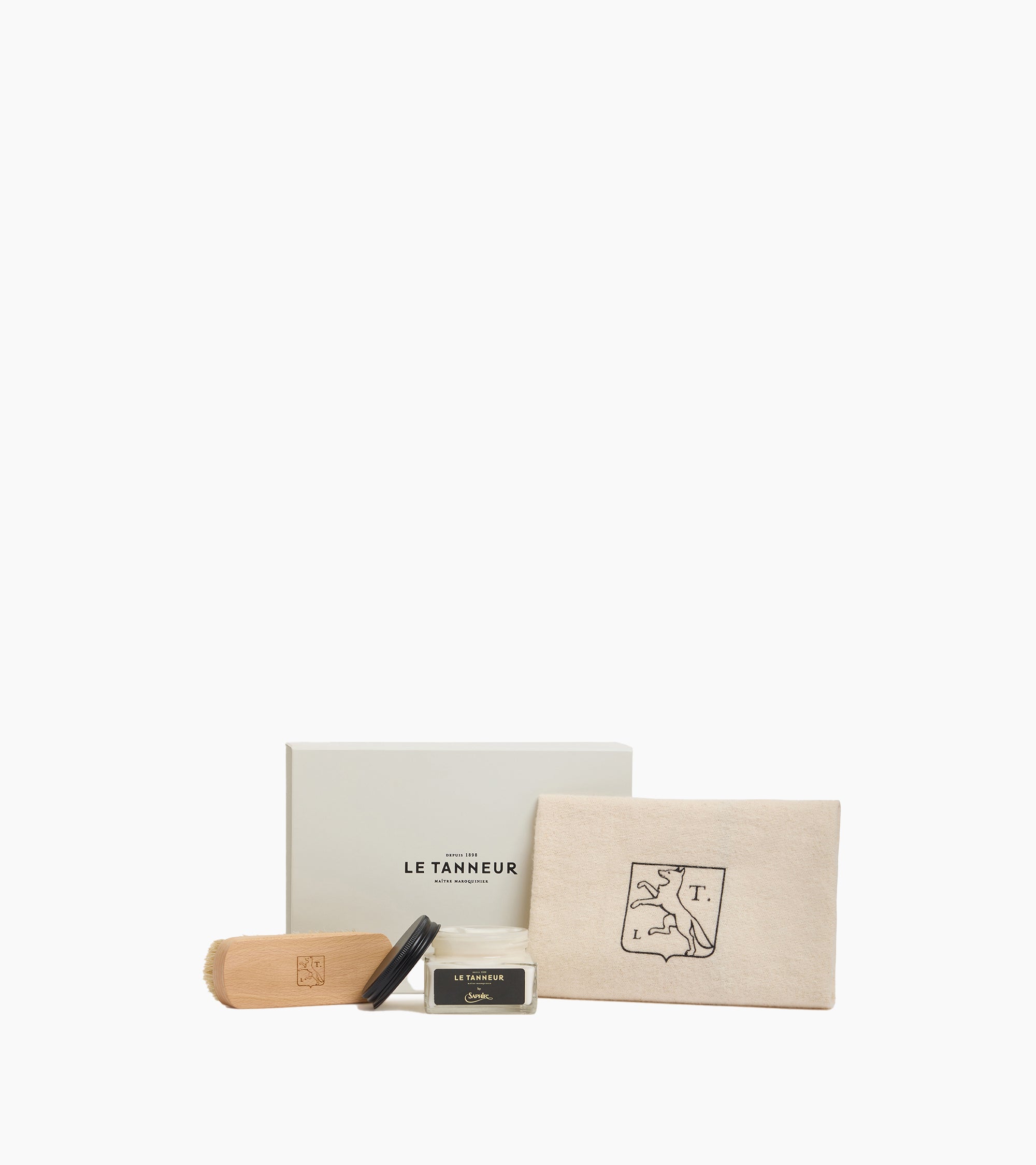 Le Tanneur coffret entretien cuir macadamia cire