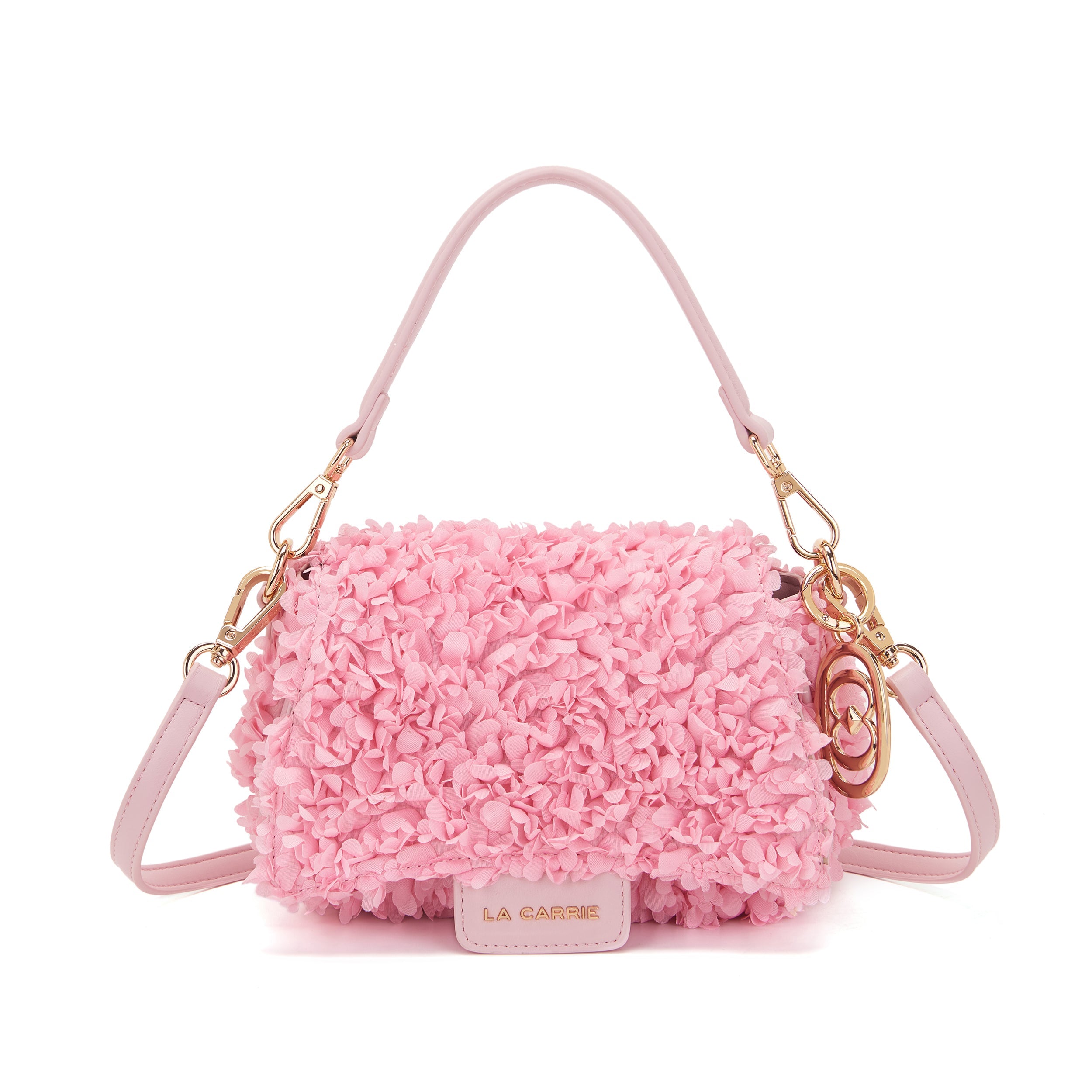La Carrie Night Edition Sac à Main Rose Chiffon 20x6x12 cm