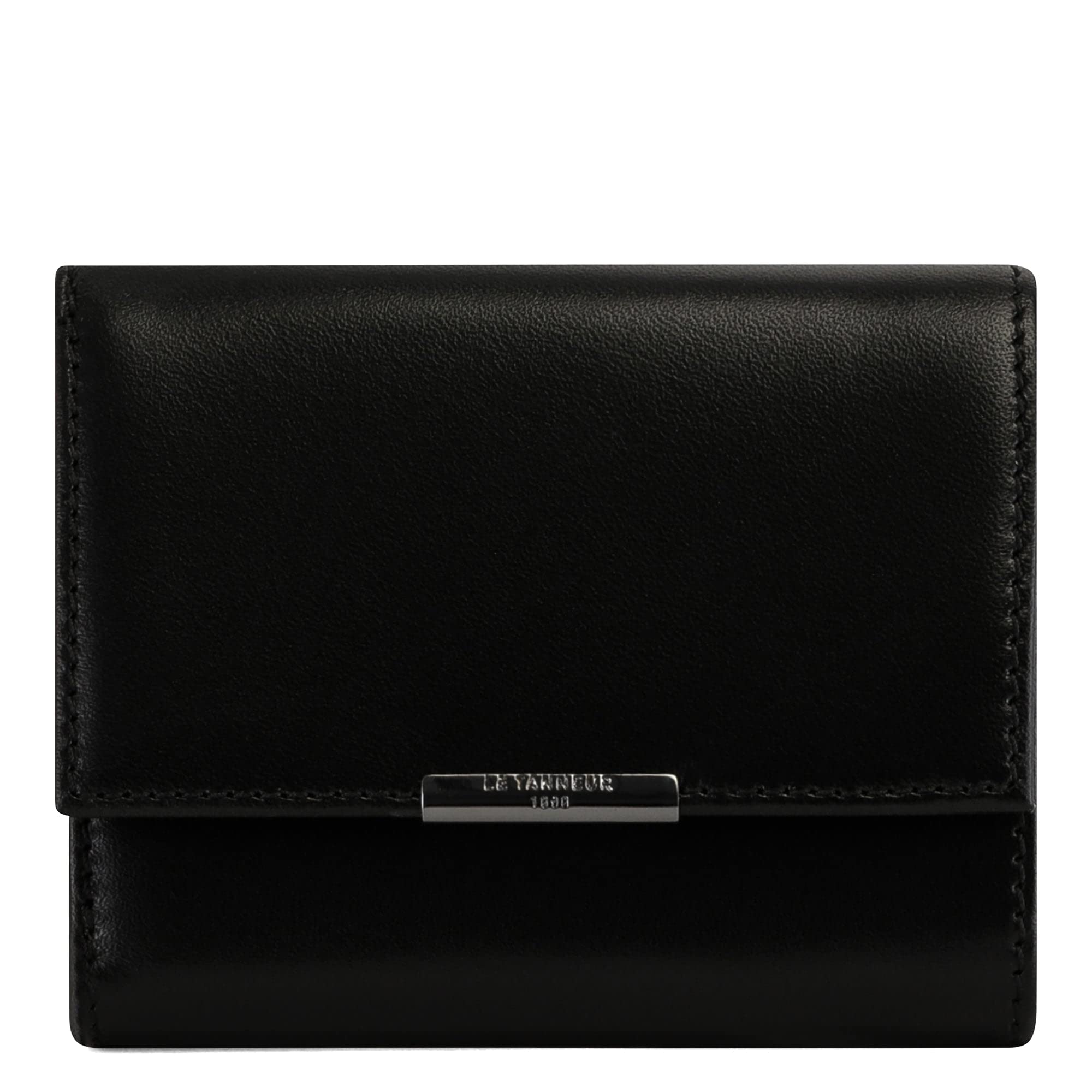 Le Tanneur Honoré porte-monnaie cuir bouton homme 9,5 cm