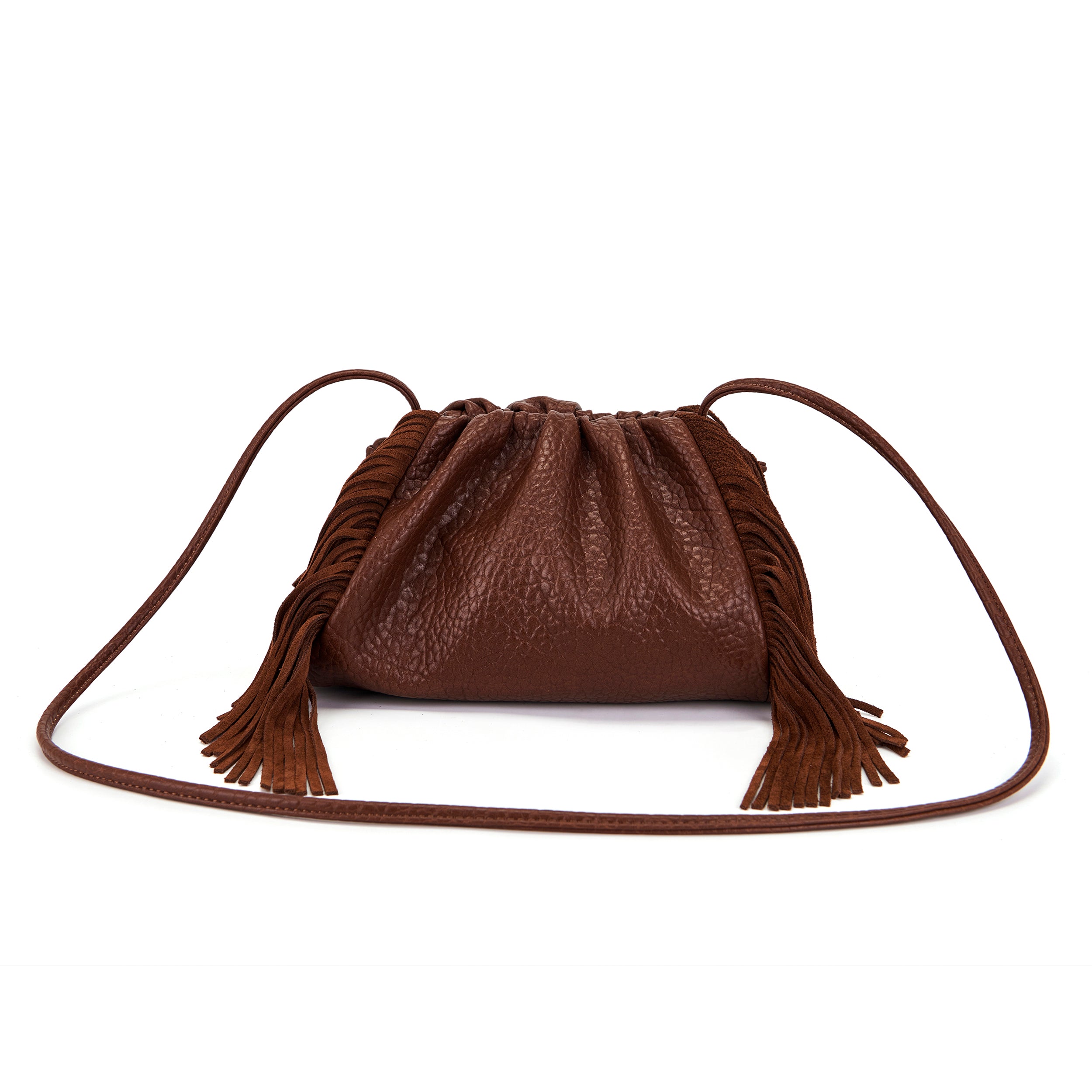 La Carrie Capsule Big sac bandoulière cuoio PU 30 cm