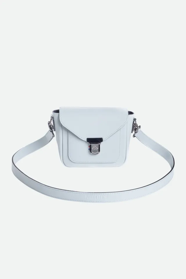 Nodie's Isée vert céladon mini sac bandoulière cuir
