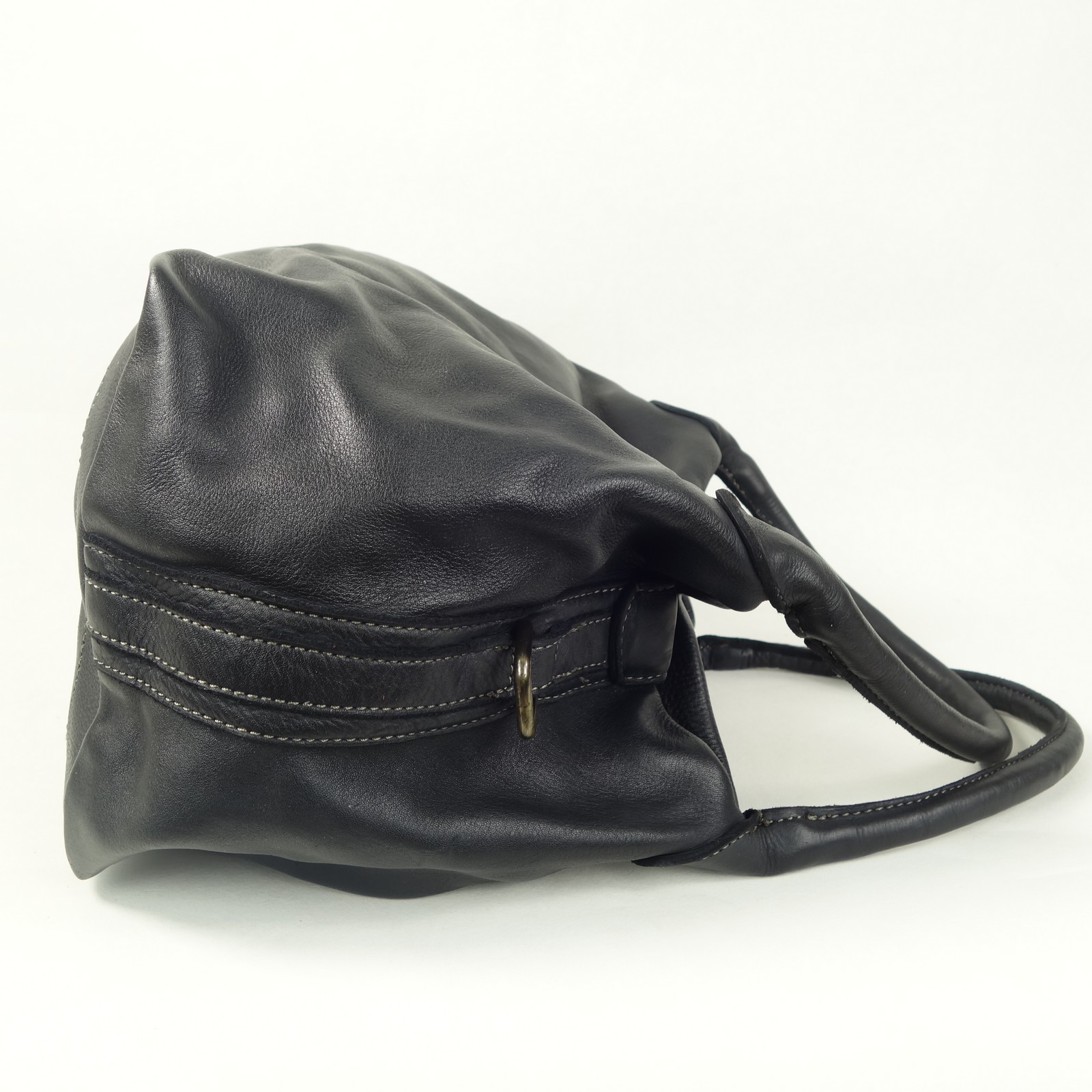 Collection Esprit Cuir Mina sac 2 en 1 cuir noir