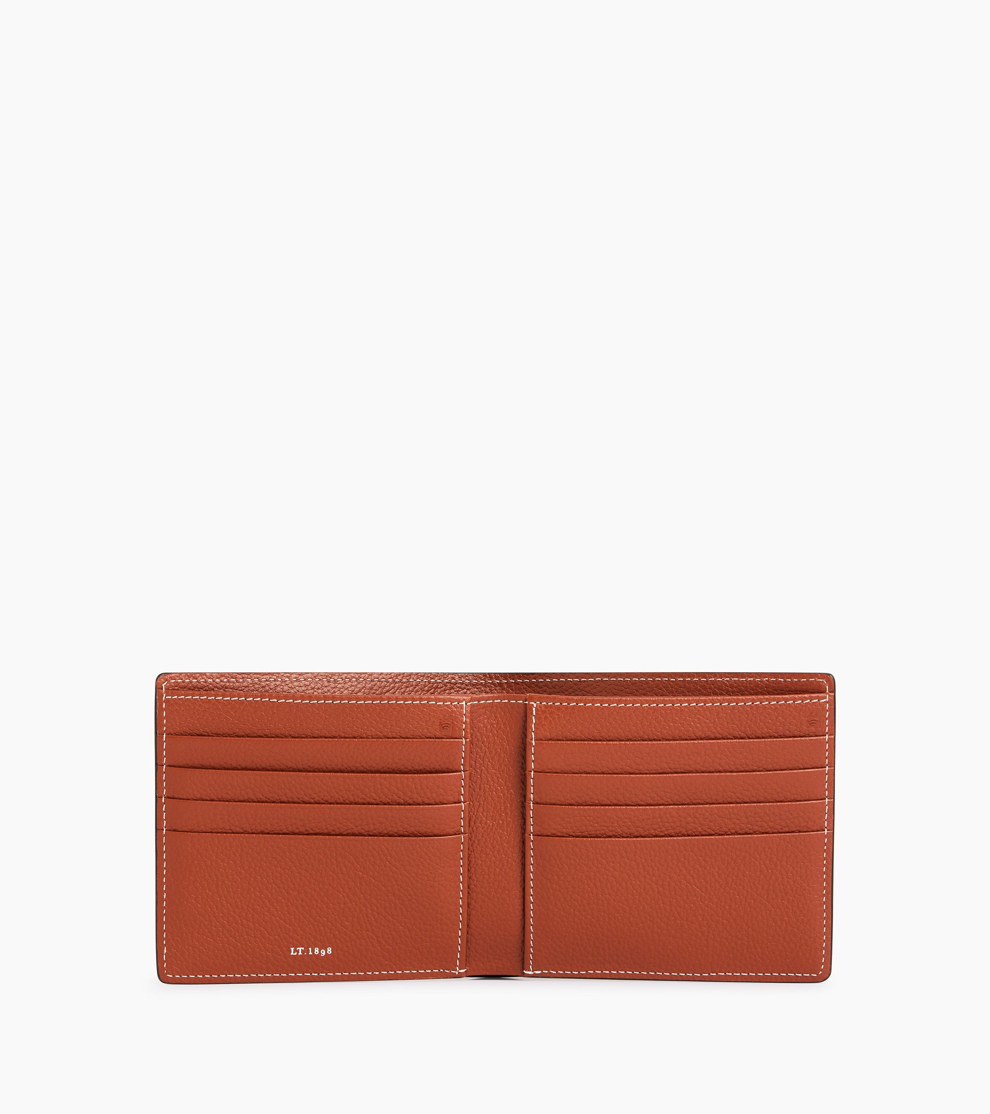Le Tanneur Emile porte-cartes cuir grainé Mahogany Brown