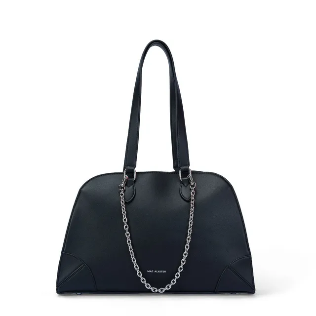 Mac Alyster Milan sac shopping cabas noir 36 cm