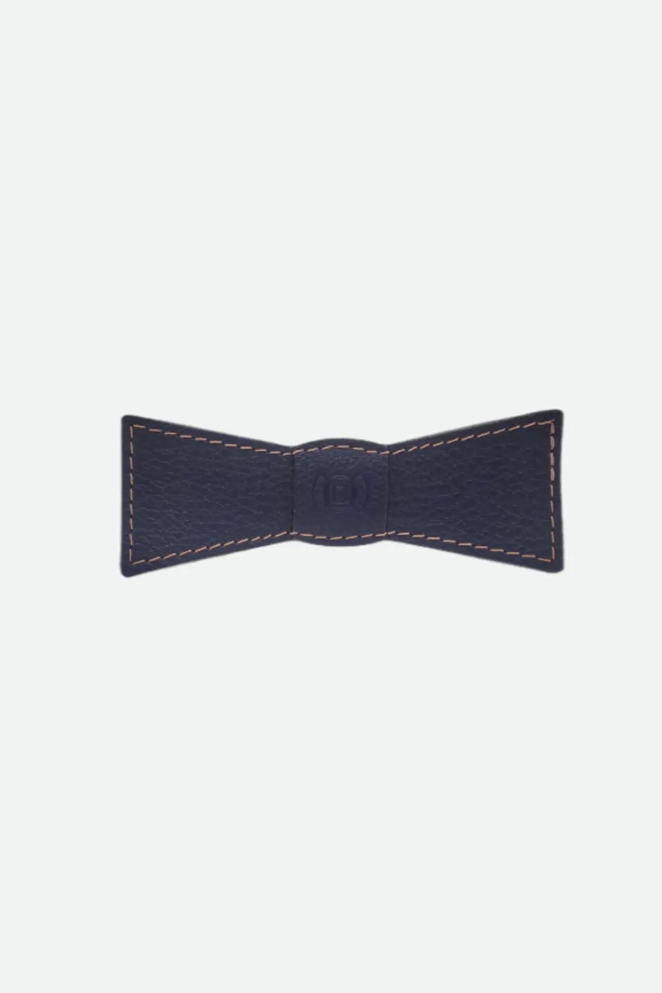 Nodie's Léo Paul nœud papillon cuir marine grainé