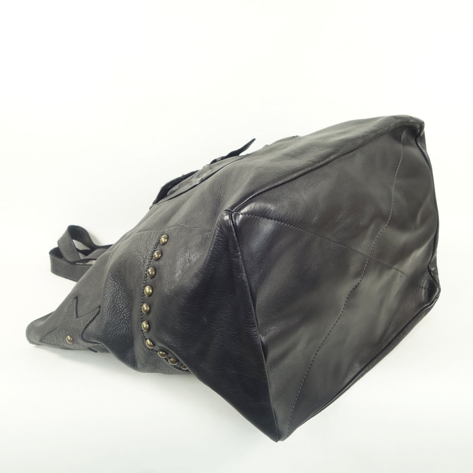 Esprit Cuir Lili cabas cuir noir XL 17 pouces