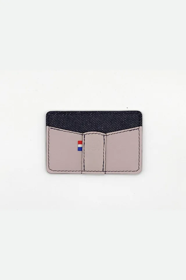 Nodie's Marius porte-cartes rose poudre cuir
