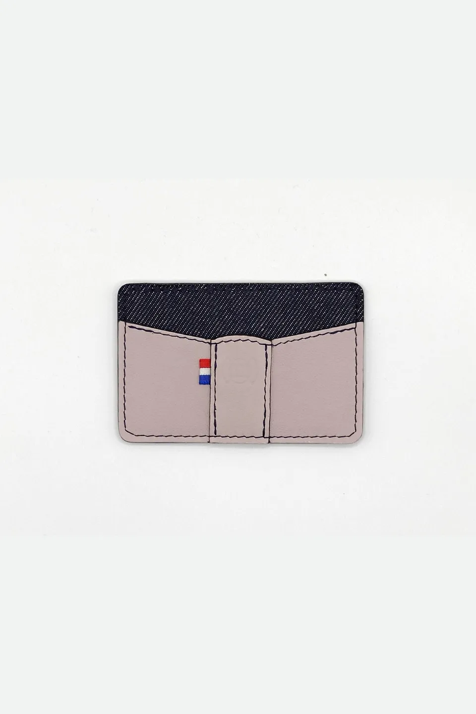 Nodie's Marius porte-cartes rose poudre cuir