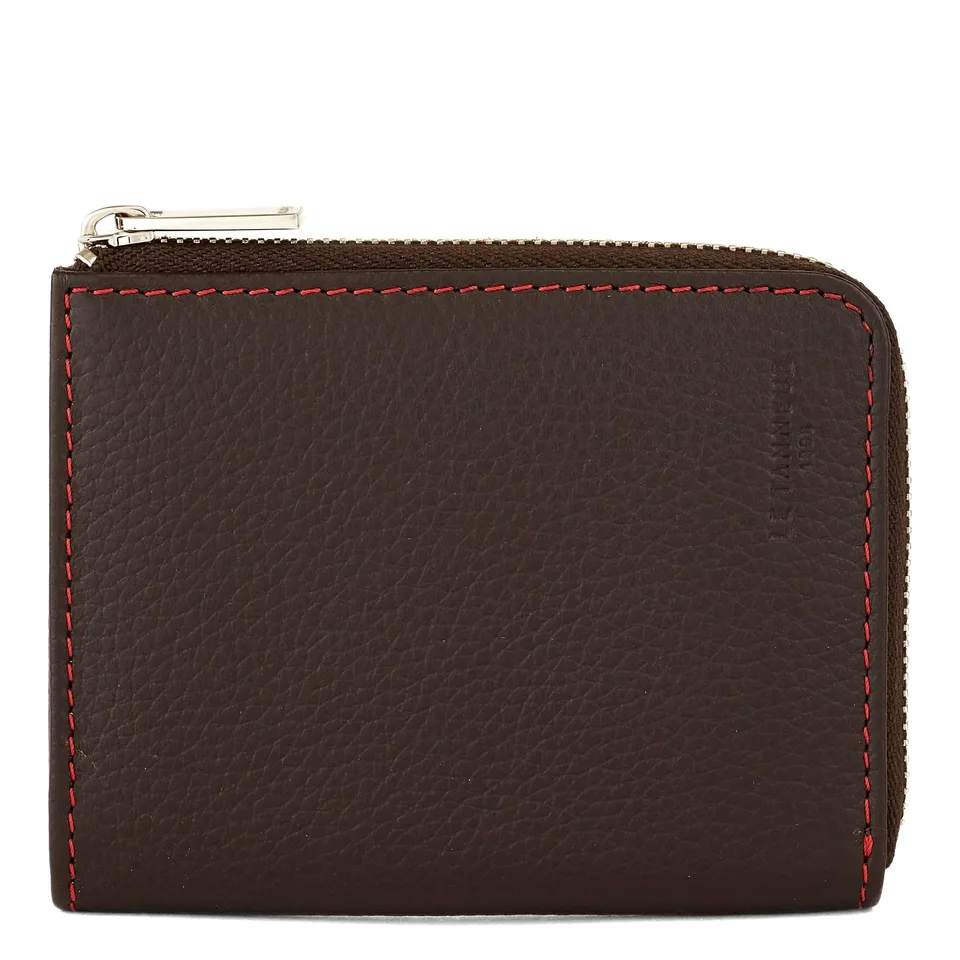 Le Tanneur Charles porte-monnaie cuir homme zippé RFID