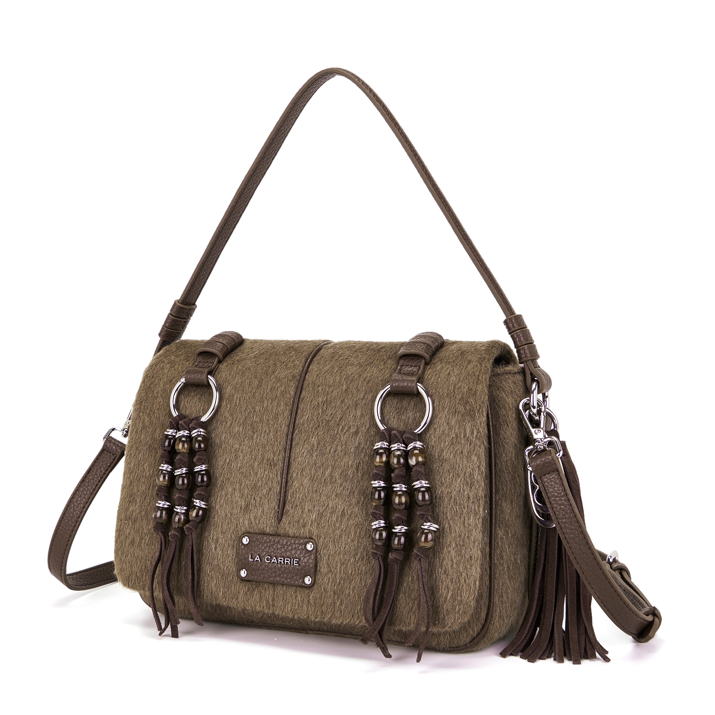 La Carrie Sarner sac épaule marron 29 x 19 cm charms