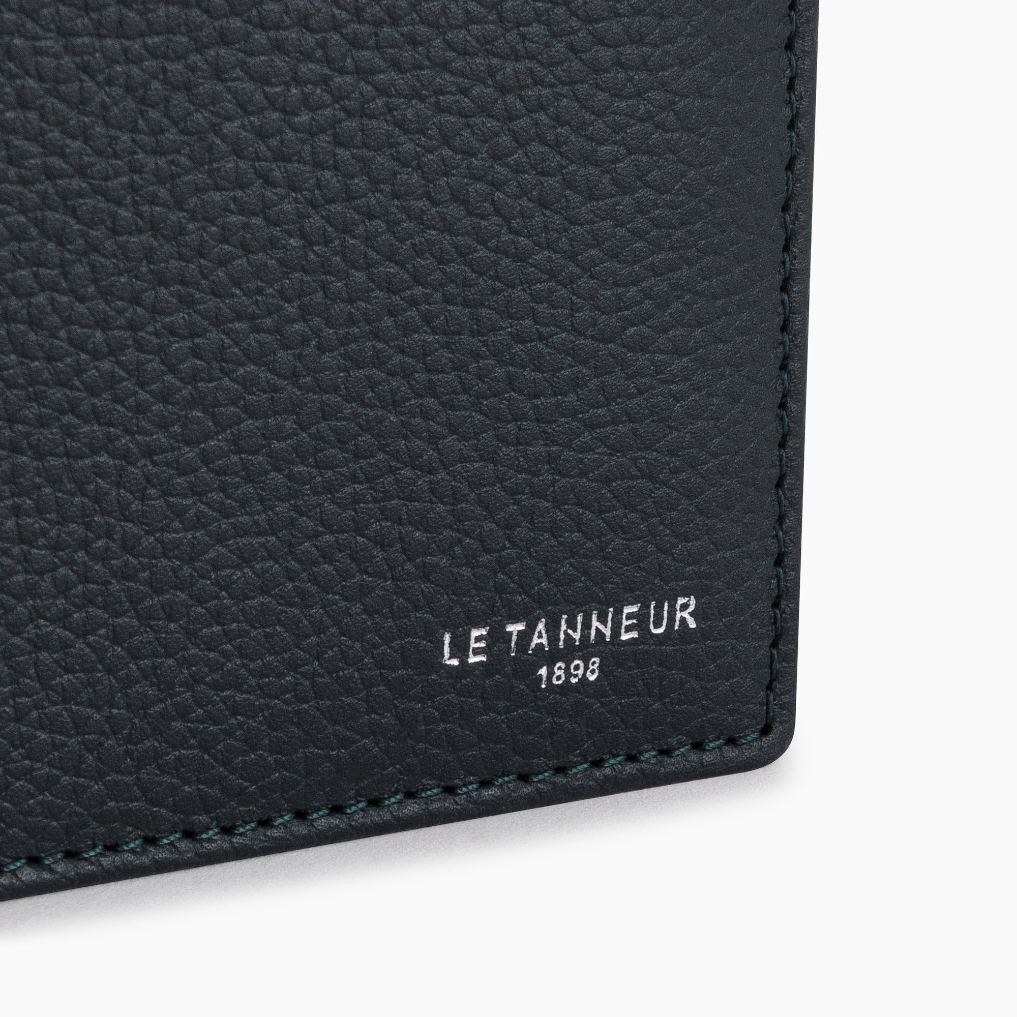 Le Tanneur Charles portefeuille cuir 2 volets 6 cartes