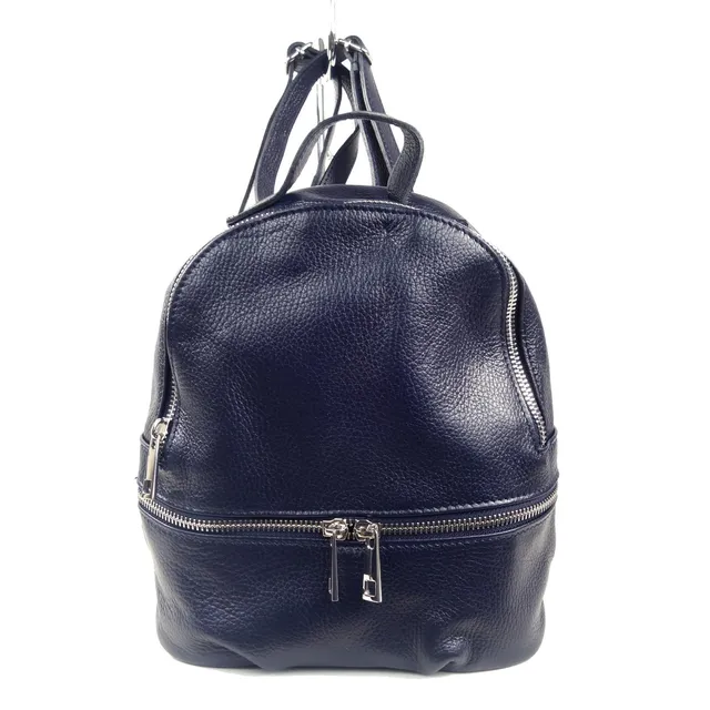 Collection Esprit Cuir GABRIEL mini sac à dos cuir bleu marine