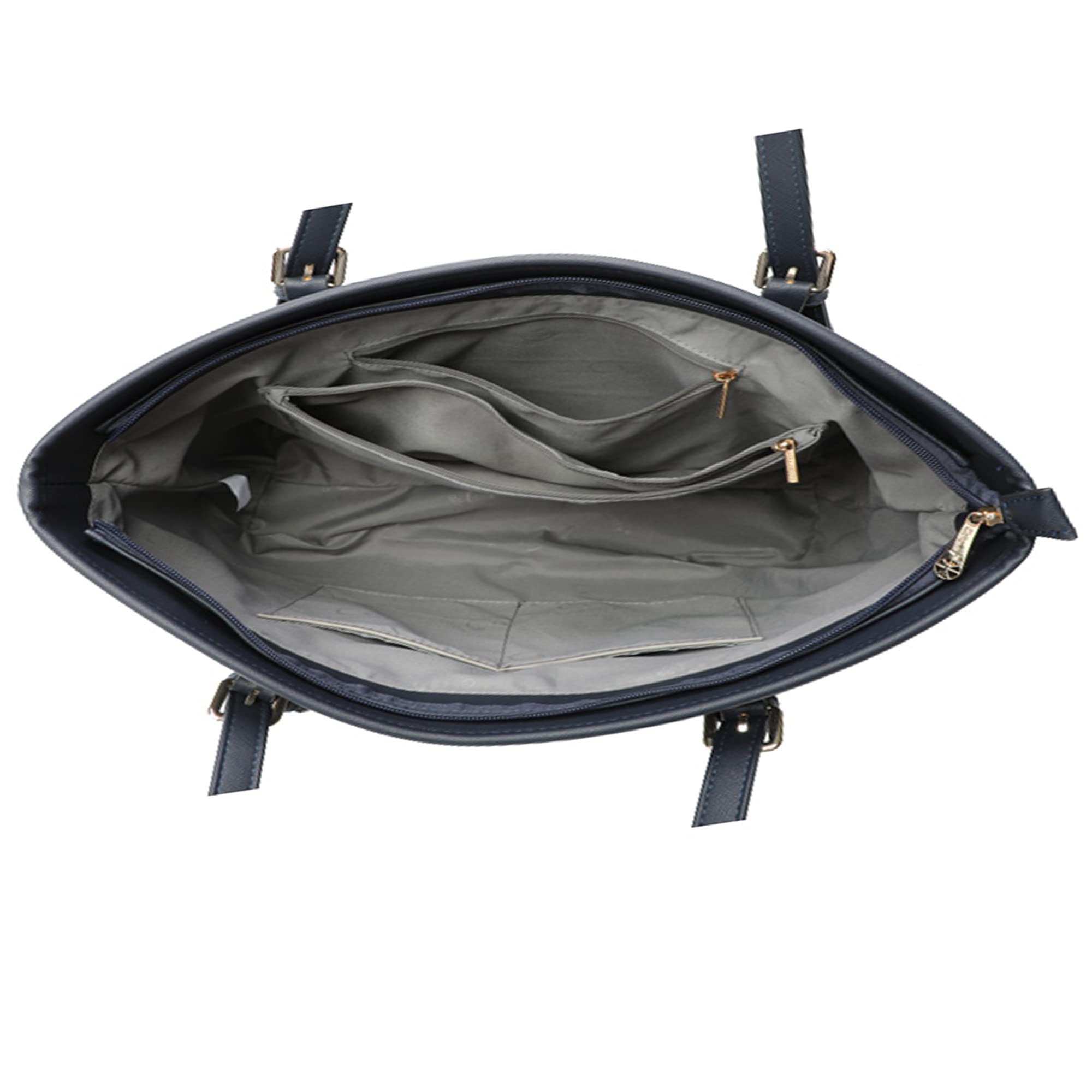 Gallantry Sacs Cabas Tote Bag XL Noir Classique simili cuir