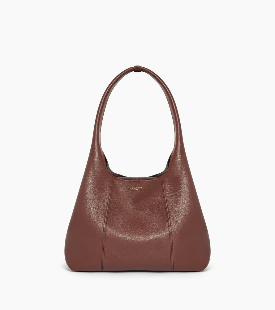 Le Tanneur Juliette sac épaule cuir grainé moyen