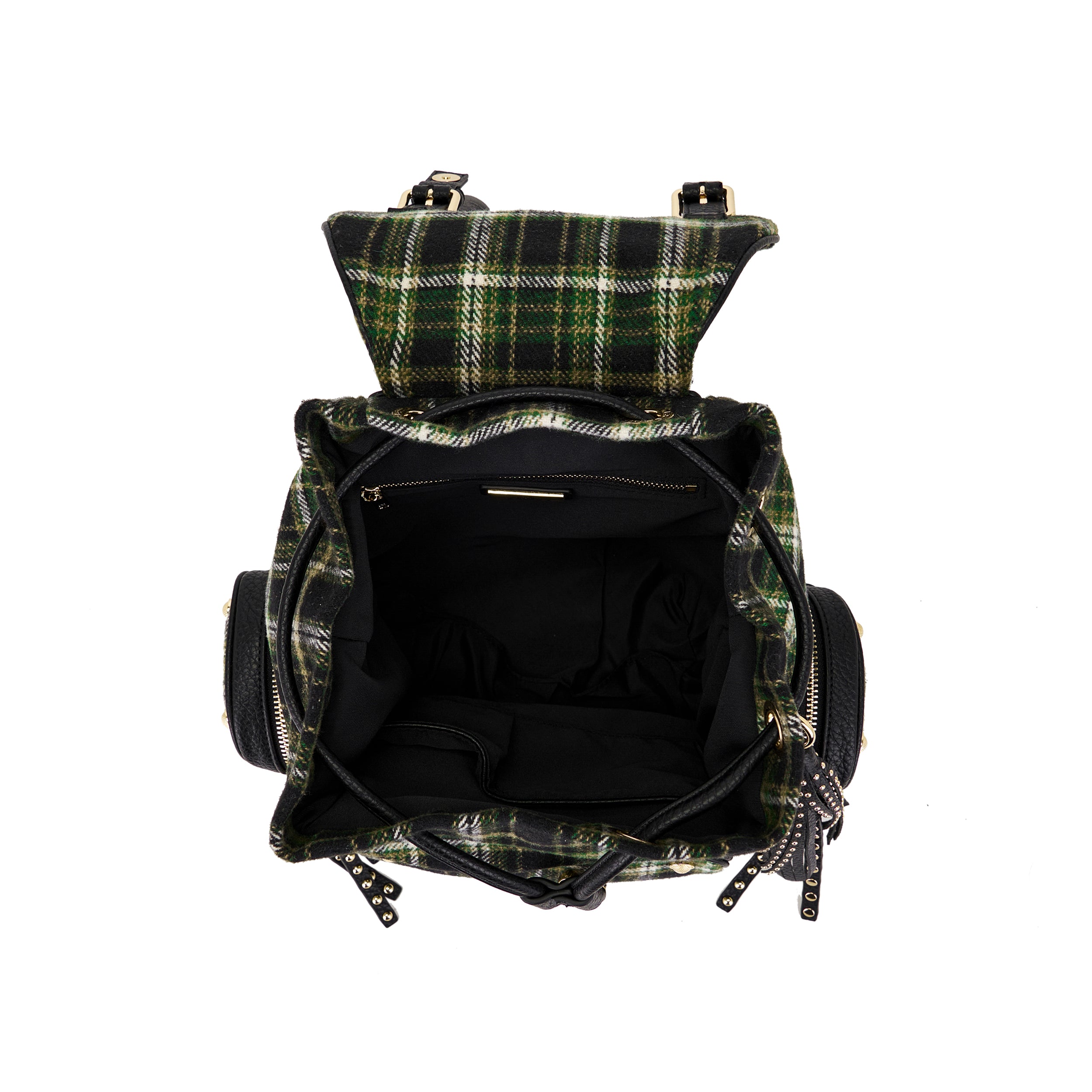 La Carrie Scottish sac à dos green tartan 27 cm