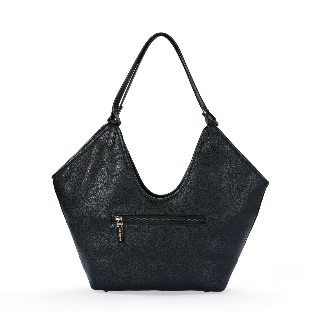 Mac Alyster Glysia sac cabas Taupe hobo strié 46 cm