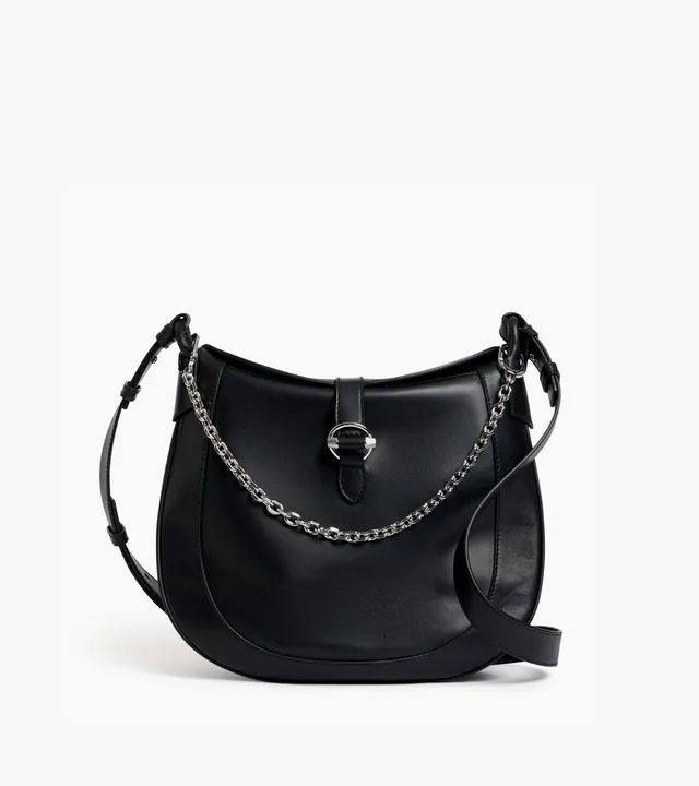 Le Tanneur Pia grand sac bandoulière cuir lisse