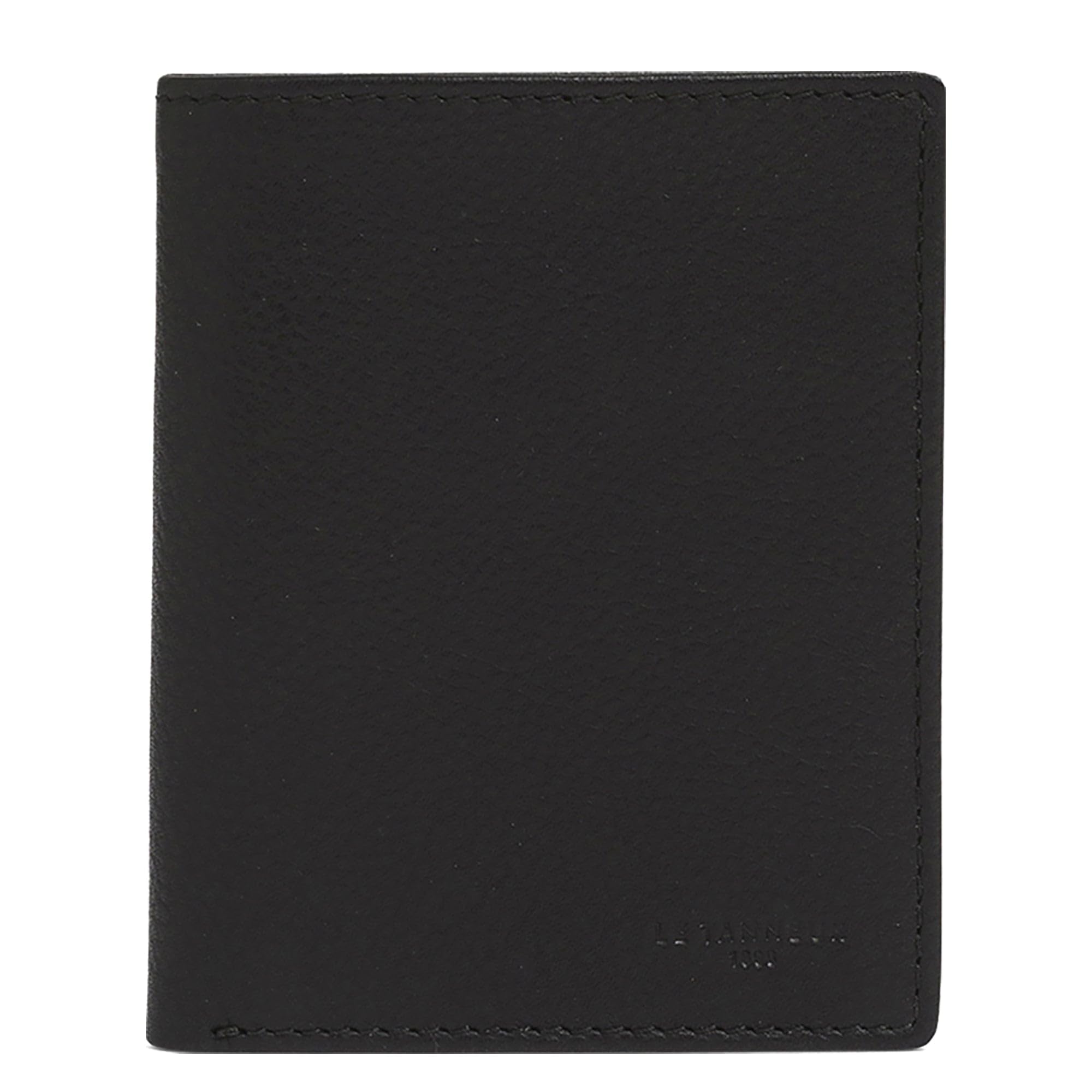 Le Tanneur Charles porte-cartes cuir anti-RFID noir