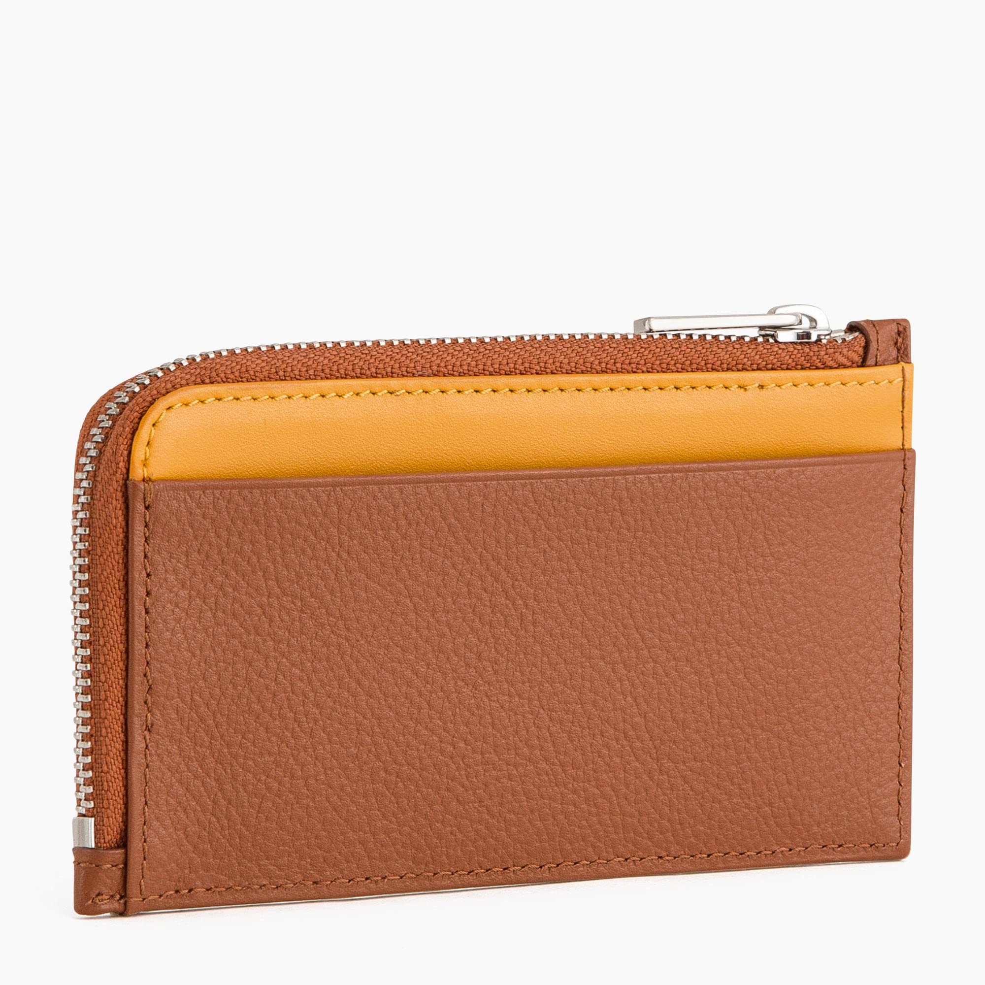 Le Tanneur Emile Porte-carte large zippé cuir grainé