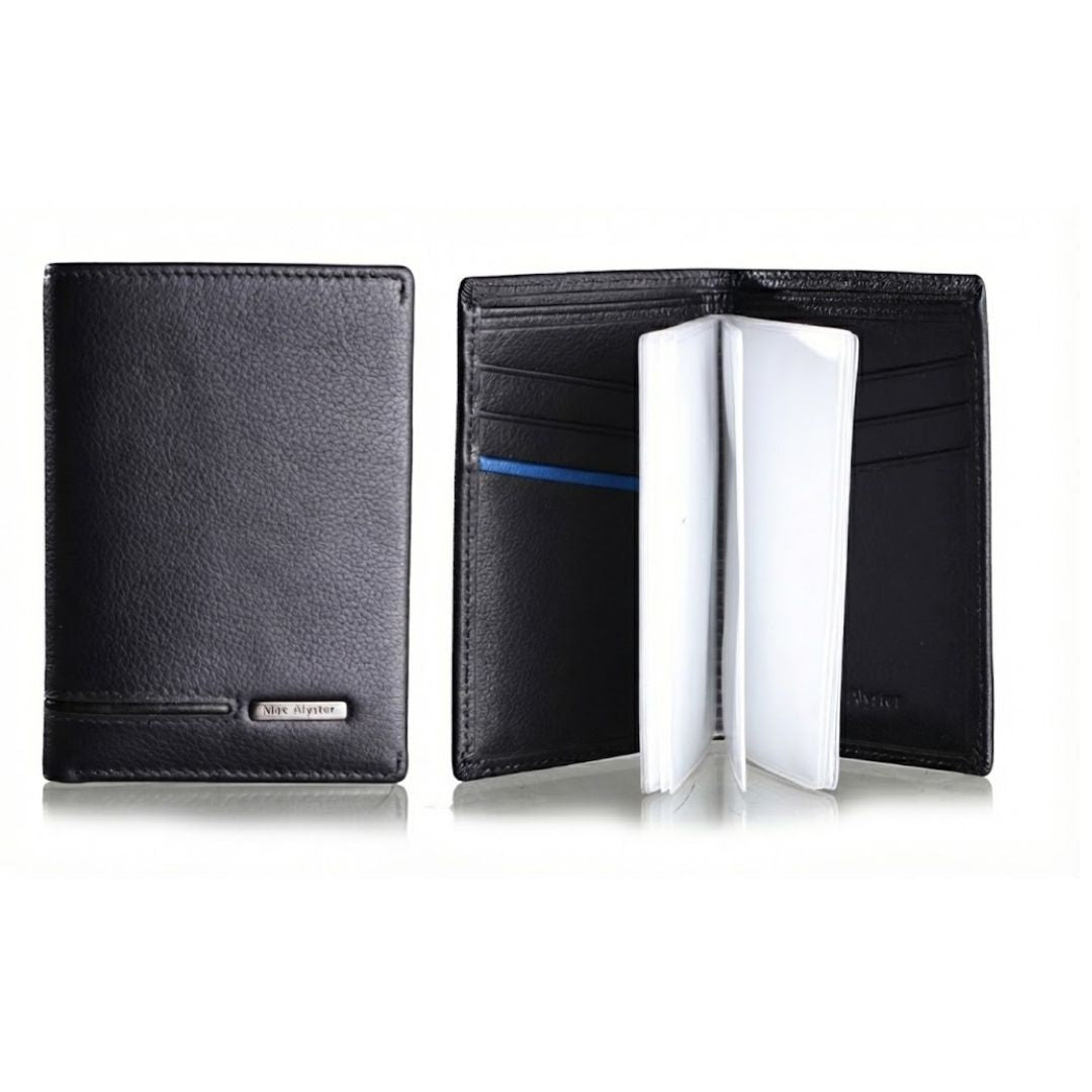Mac Alyster Signature porte-cartes noir 10,5 cm compact