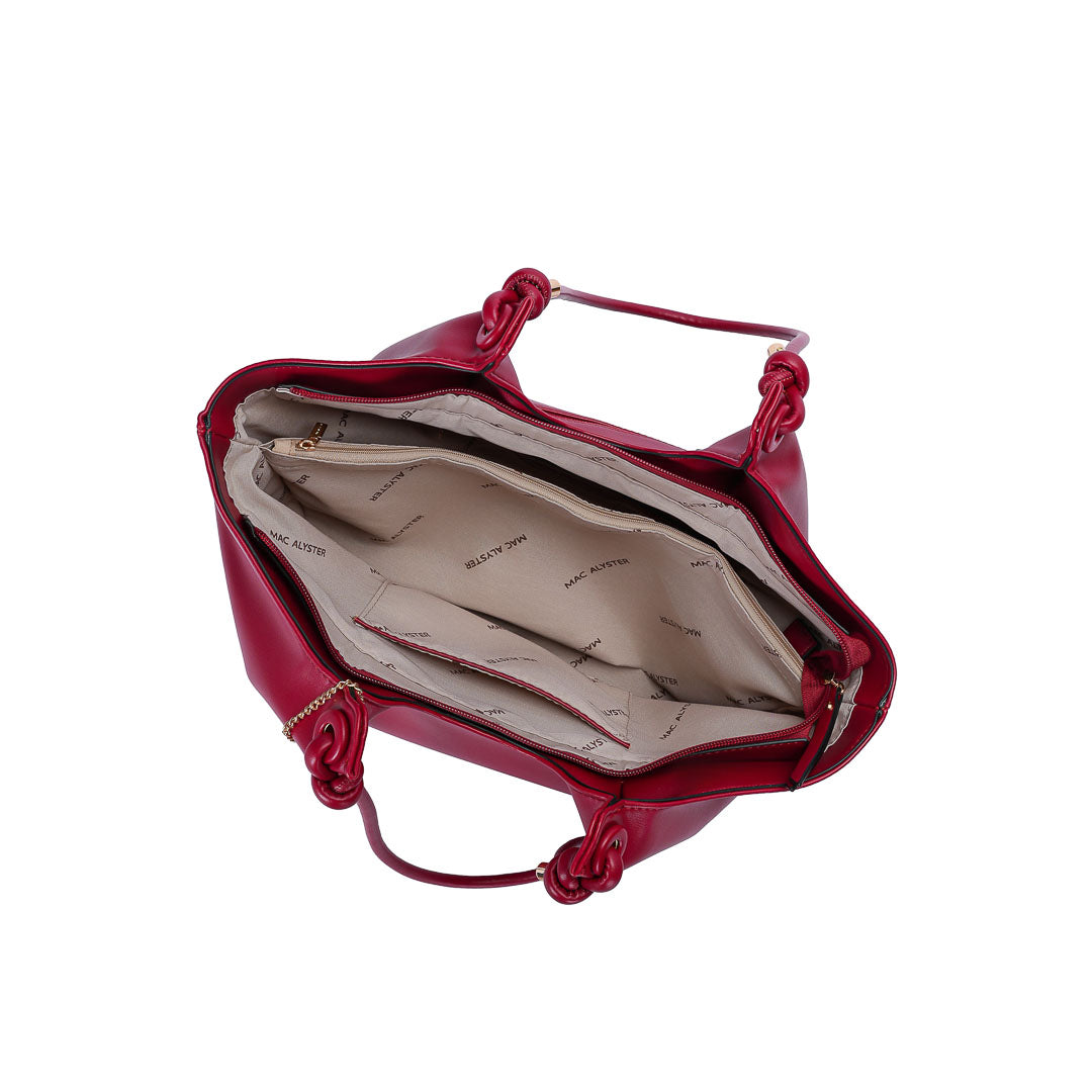 MAC ALYSTER MANDORA sac shopping synthétique Rouge