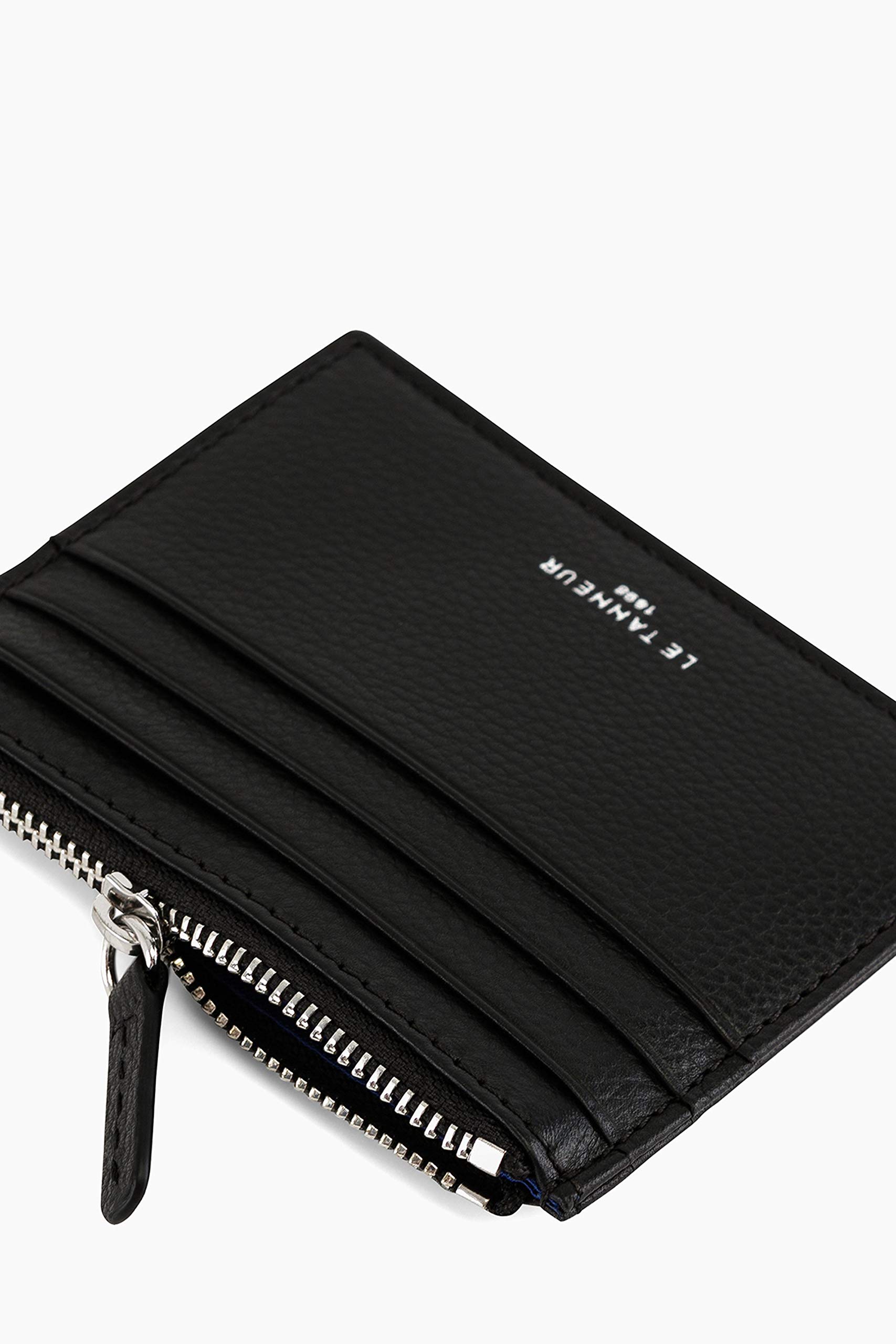 Le Tanneur Wallets Charles porte-cartes homme cuir noir 10,5 cm RFID
