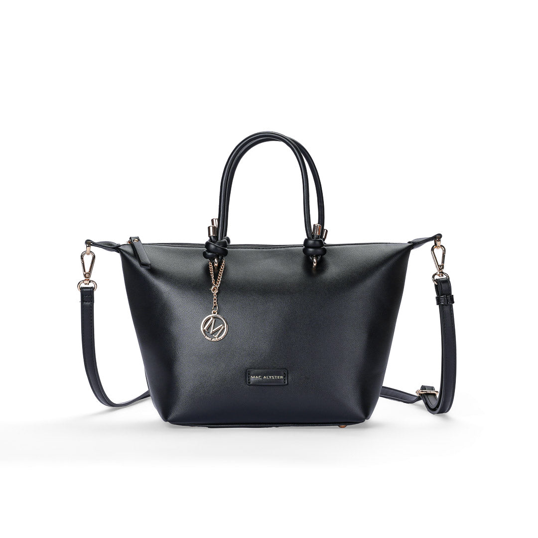 Mac Alyster Mandora sac main bandoulière Noir pailleté