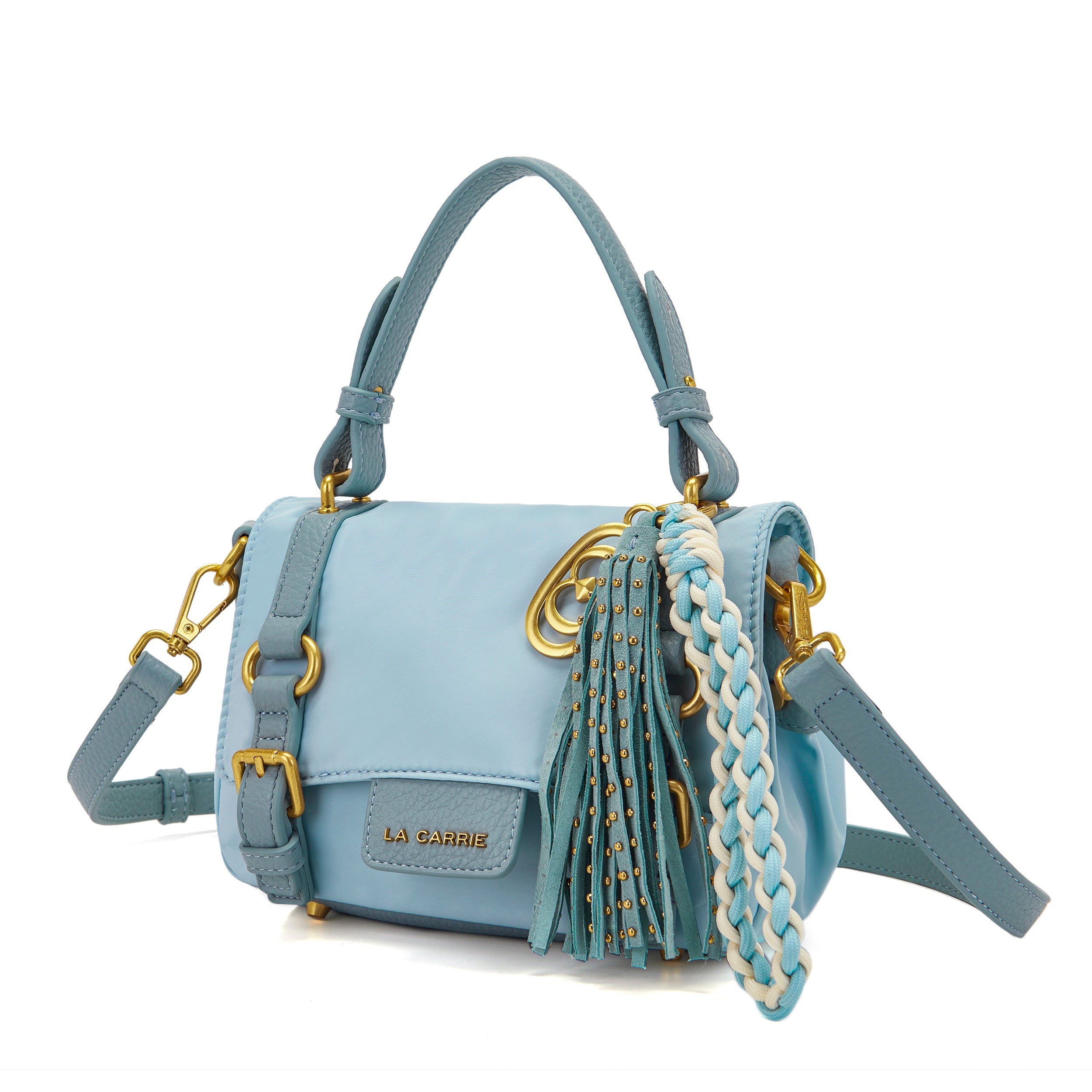 La Carrie Atena sac shopping ciel nylon 22x14 cm