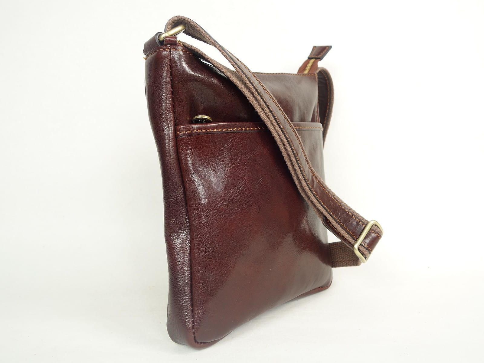 Collection Esprit Cuir EDOARDO pochette cuir marron homme