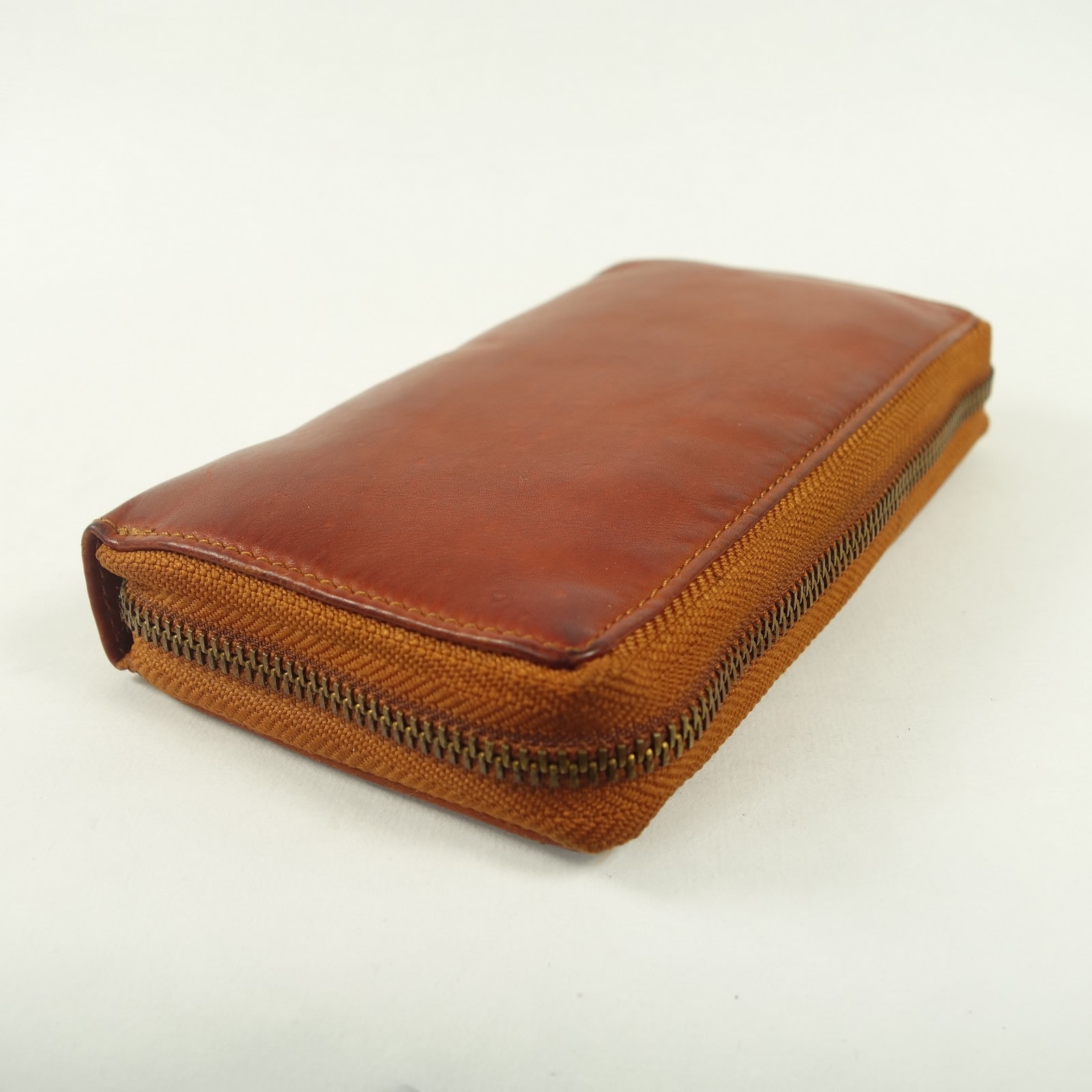 Esprit Cuir Nico portefeuille cuir marron zippé