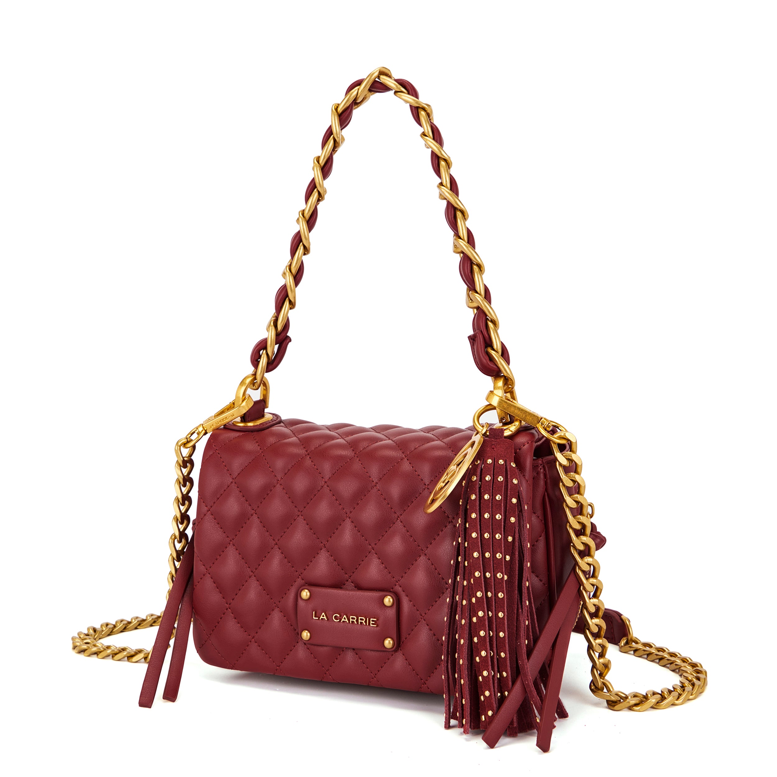 La Carrie Touchy Isabel sac bandoulière rouge 21x10x13cm