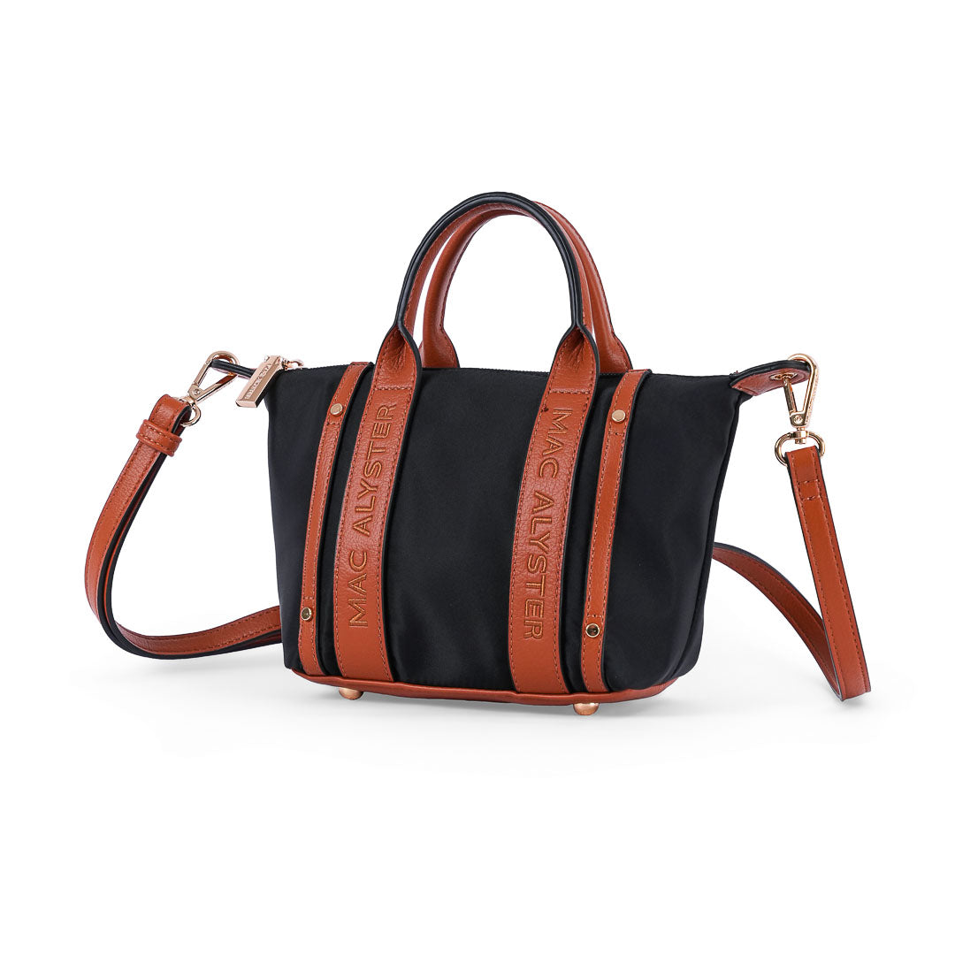 Mac Alyster Abrielle petit sac à main Beige tissu