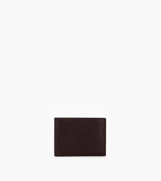 Le Tanneur Wallets portefeuille zip horizontal cuir huilé 2 volets