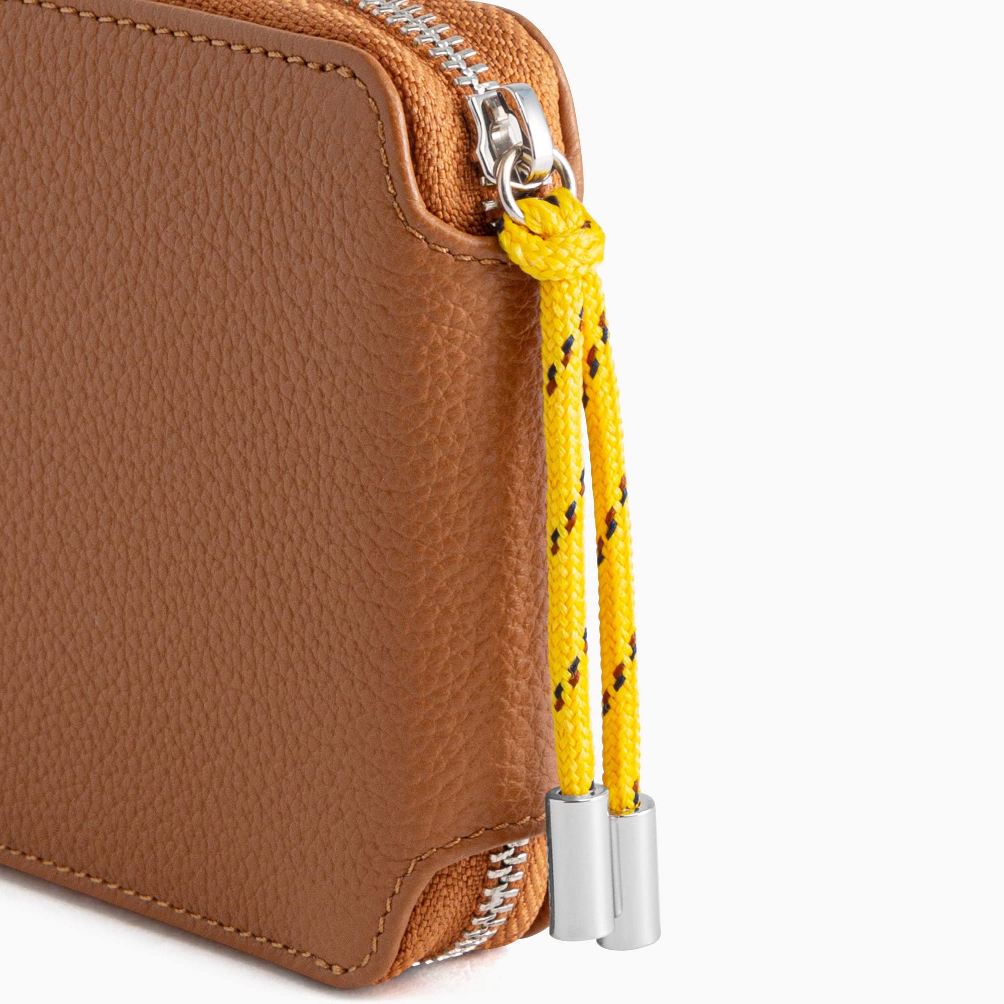 Le Tanneur Nathan porte-monnaie zippé cuir grainé 12 cm