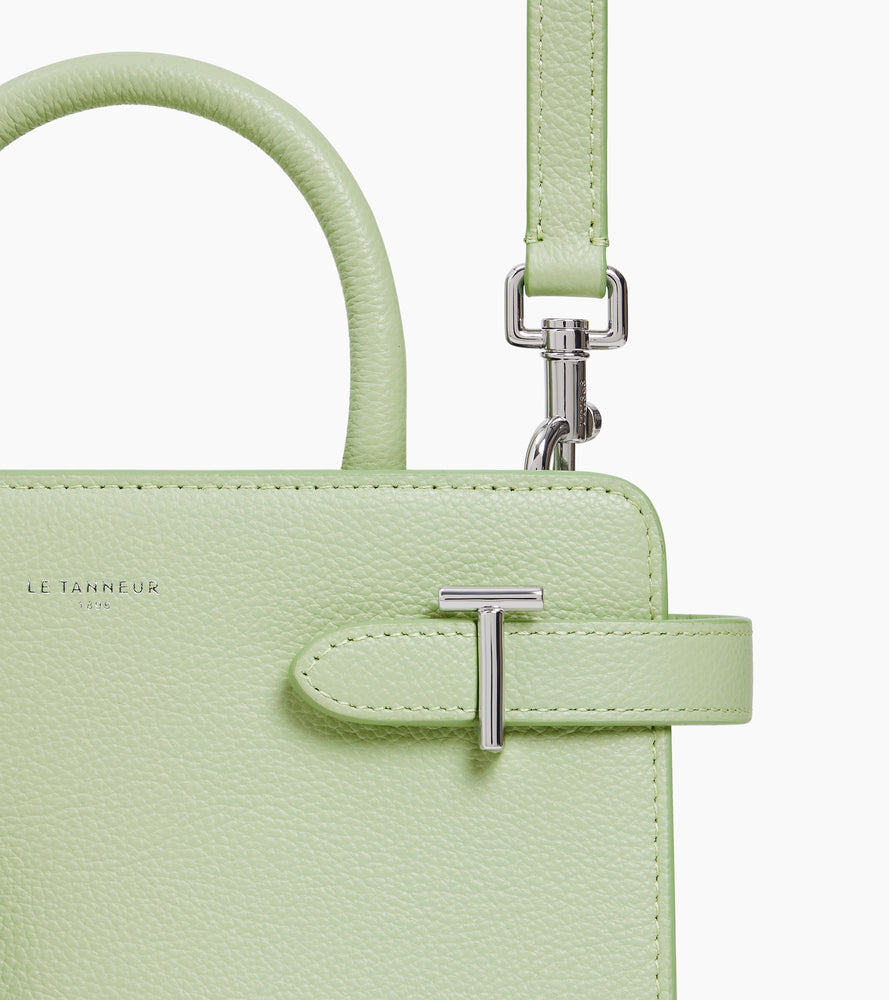 Le Tanneur Emilie petit sac main cuir grainé zippé