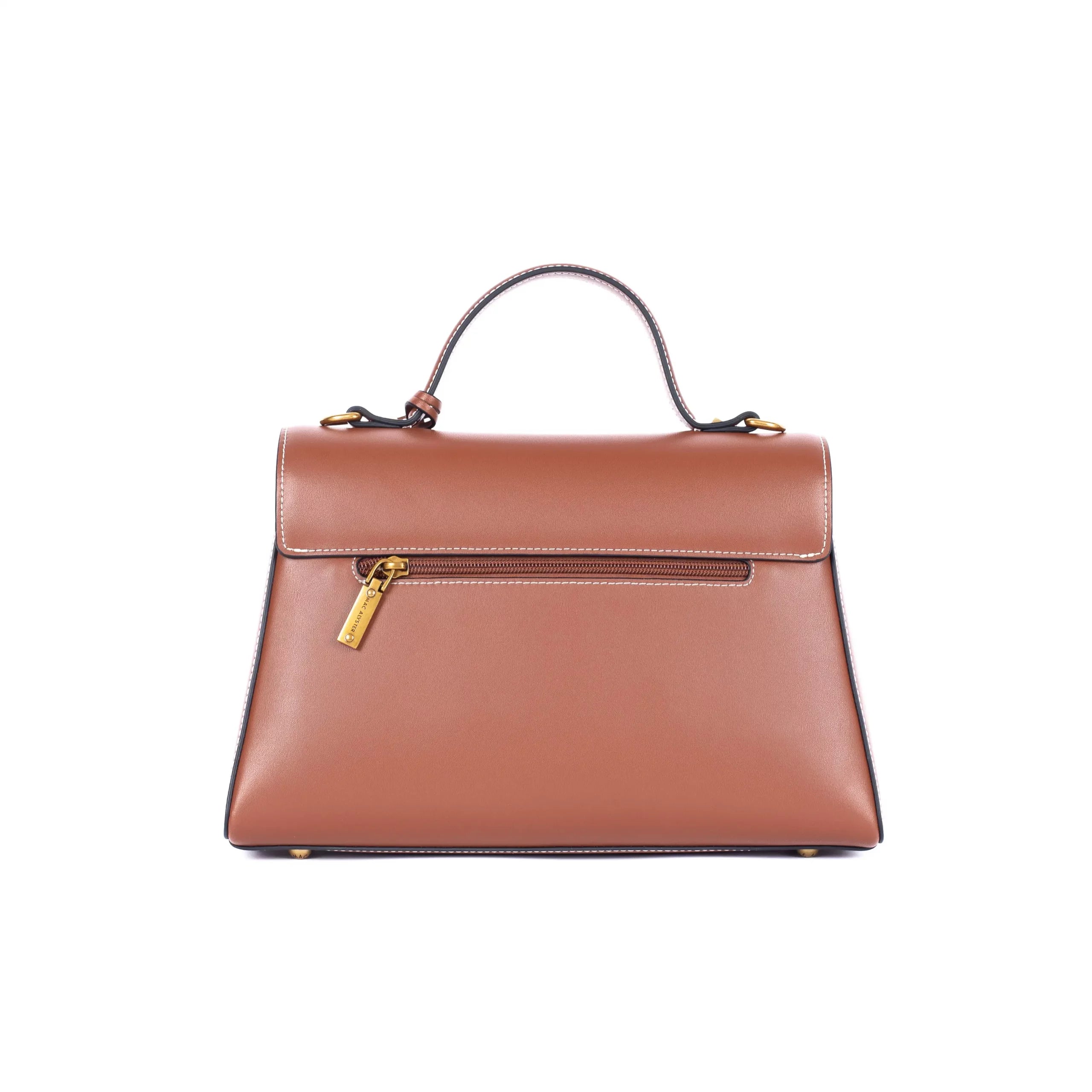 MAC ALYSTER Mélyssa sac à main cuir Camel 30 cm