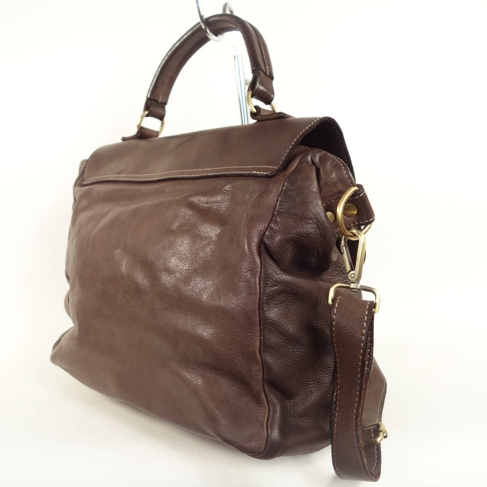 Collection Esprit Cuir Toni sac cuir marron vintage 15 pouces