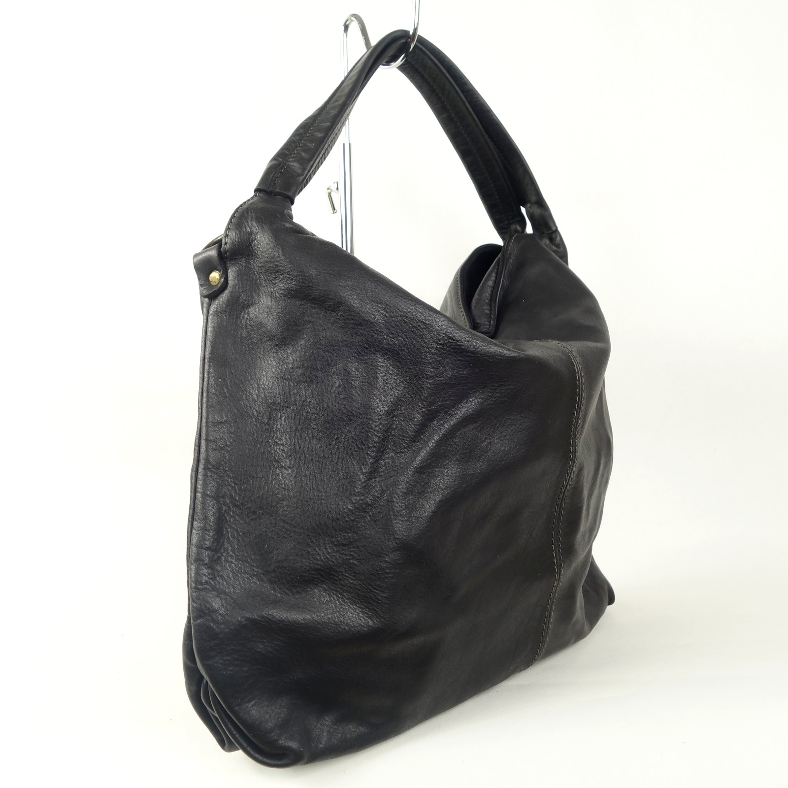 Esprit Cuir Olympia grand sac cuir noir A4