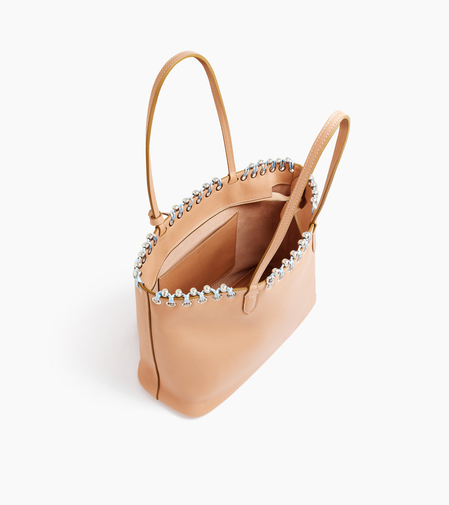 Le Tanneur Kitesy Martin Studio sac cabas cuir Rose Quartz