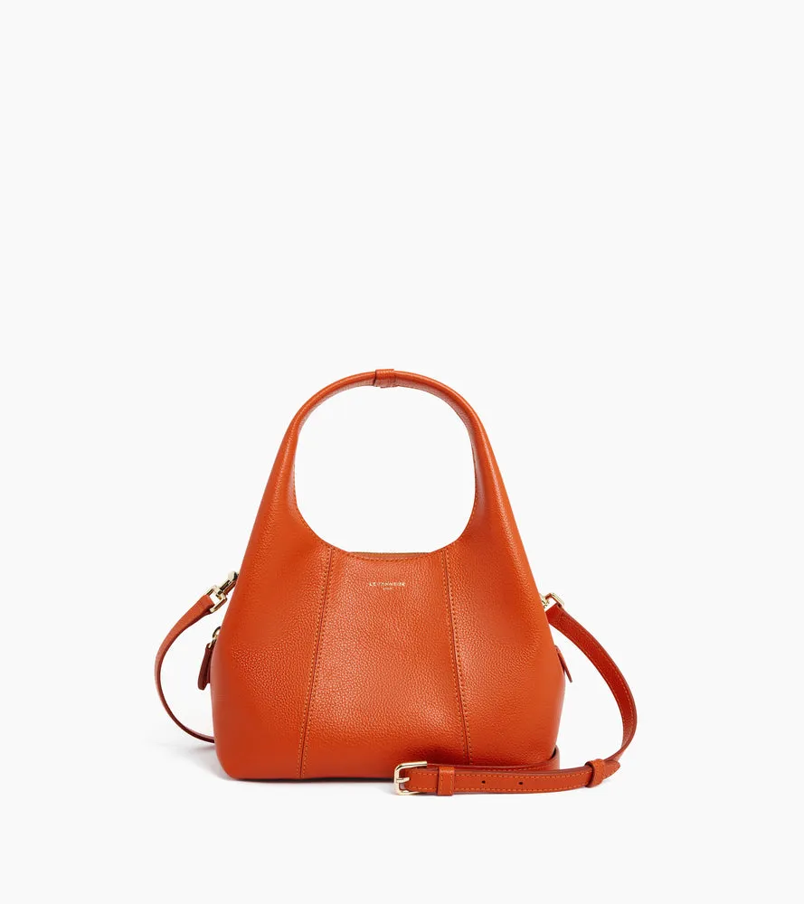 Le Tanneur Juliette petit sac à main cuir grainé bandoulière