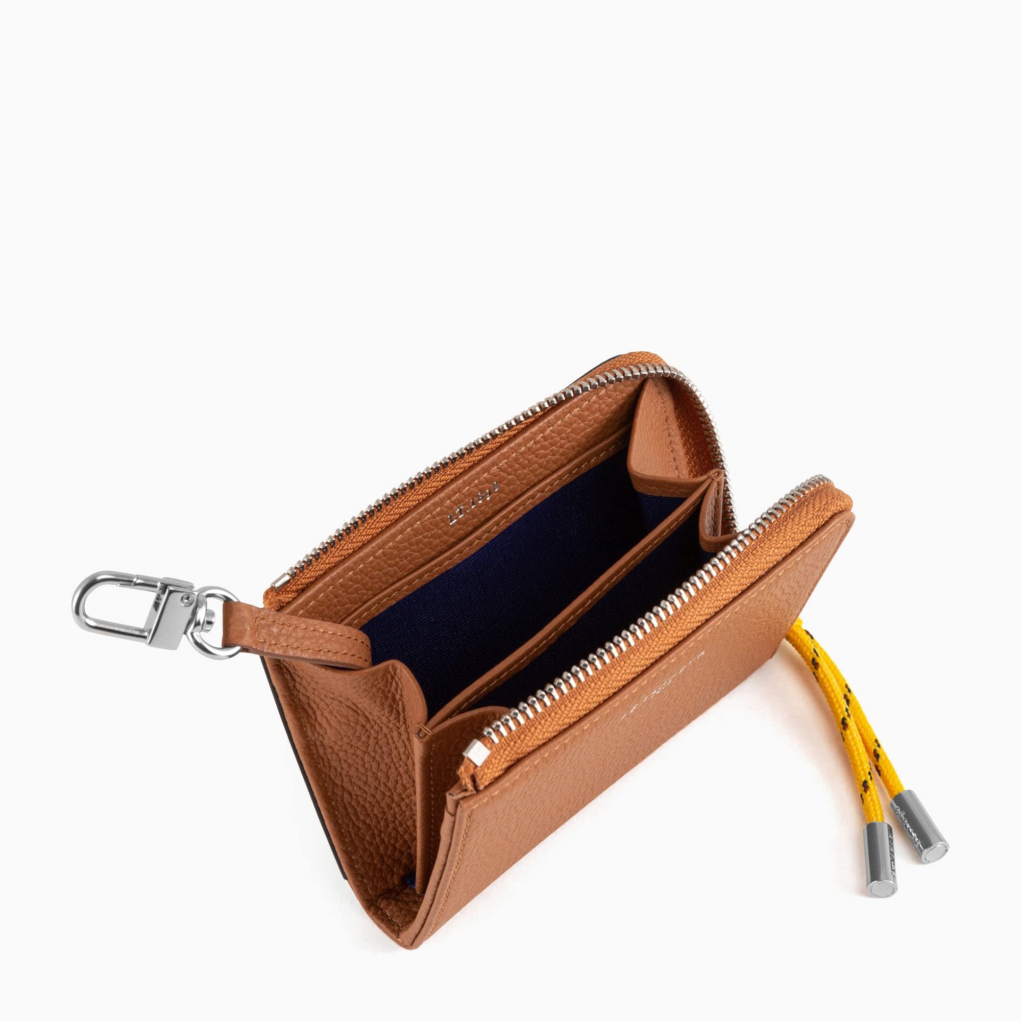 Le Tanneur Nathan Porte Monnaie Zip Cuir Grainé Homme 10,5x8