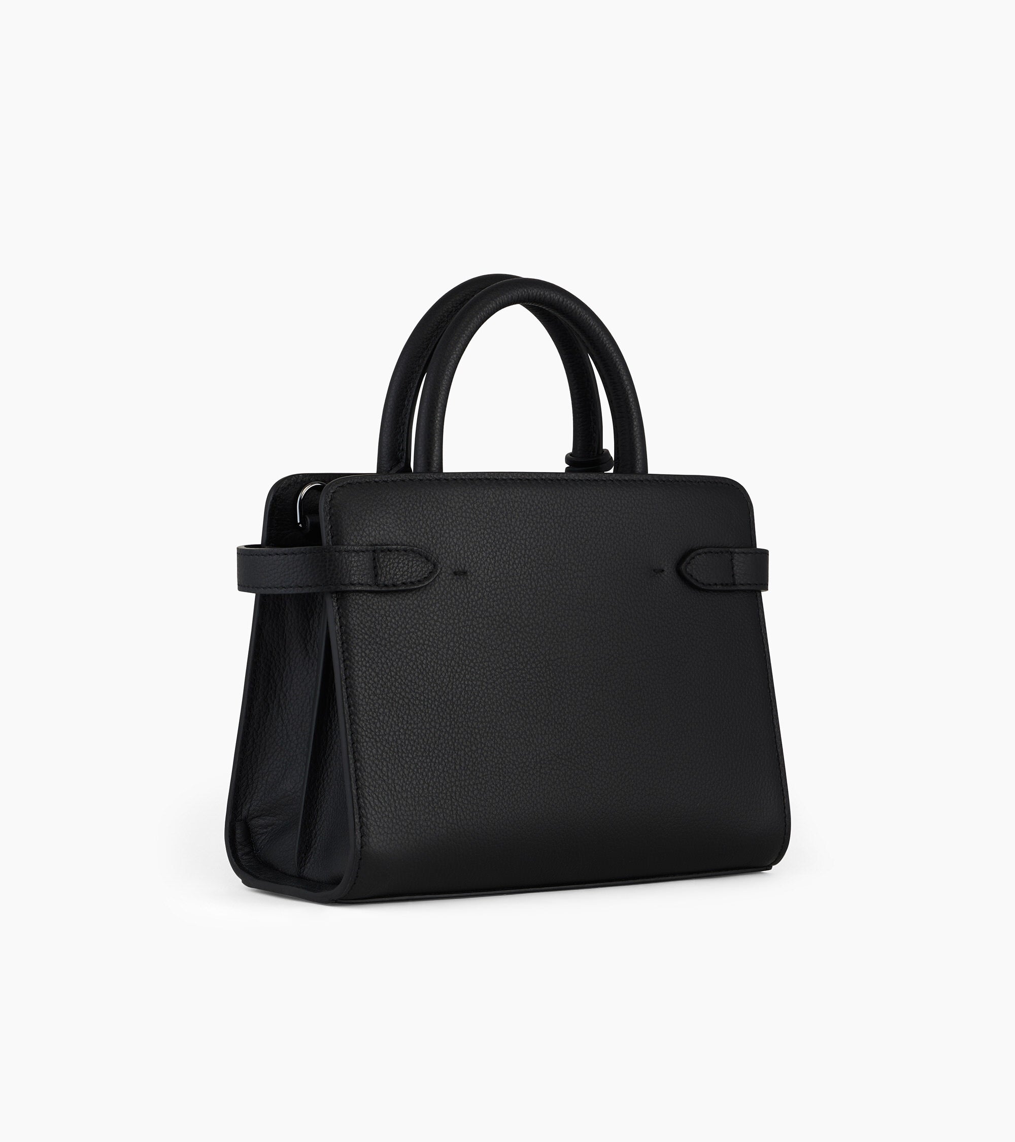 Le Tanneur Emilie petit sac à main cuir grainé noir