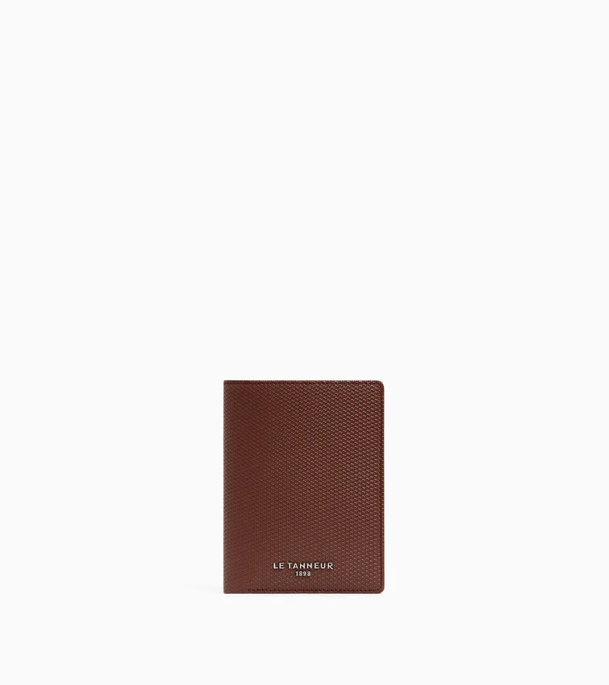 Le Tanneur Emile portefeuille vertical zippé cuir T